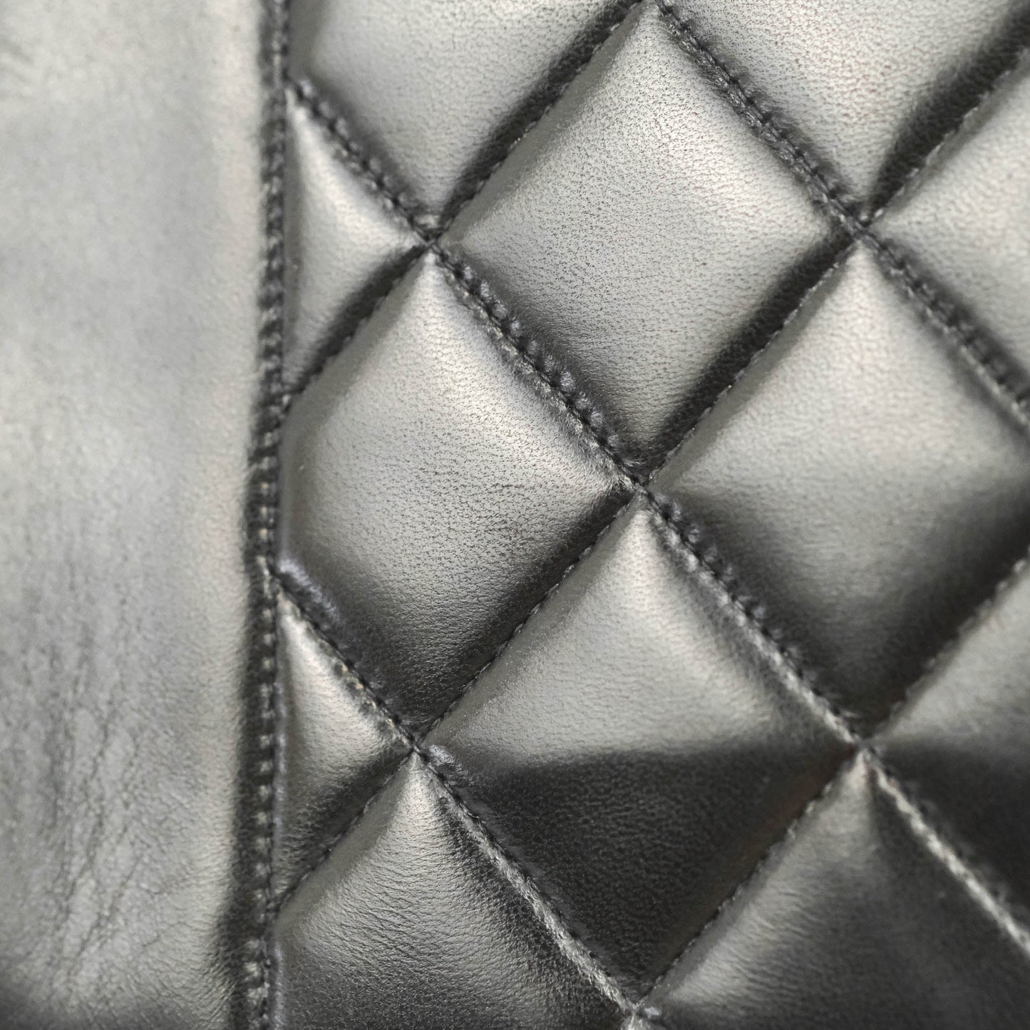 Chanel Vintage Quilted Medium Classic Diana Flap Bag Black Lambskin 24K Gold Hardware