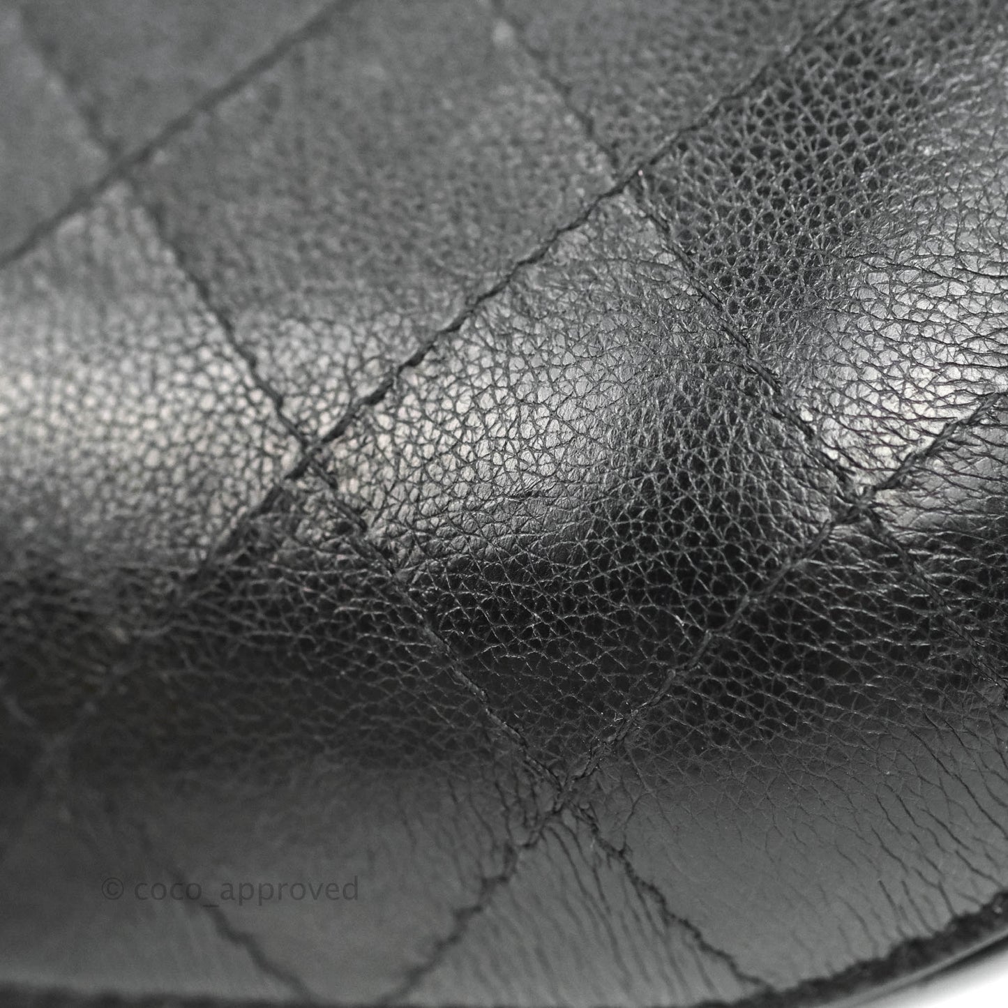 Chanel Small Gabrielle Drawstring Bag Black Calfskin