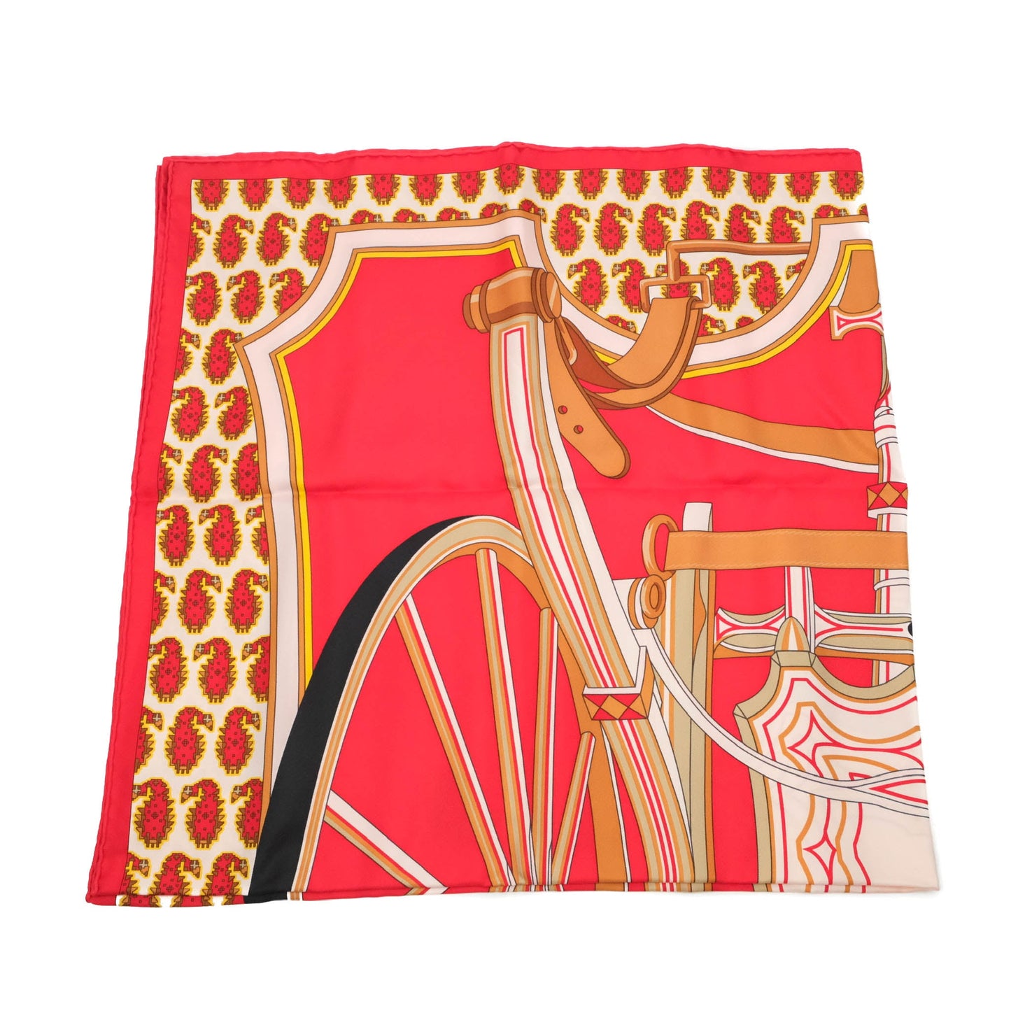 Hermès Les Roues de Phaeton Scarf 90