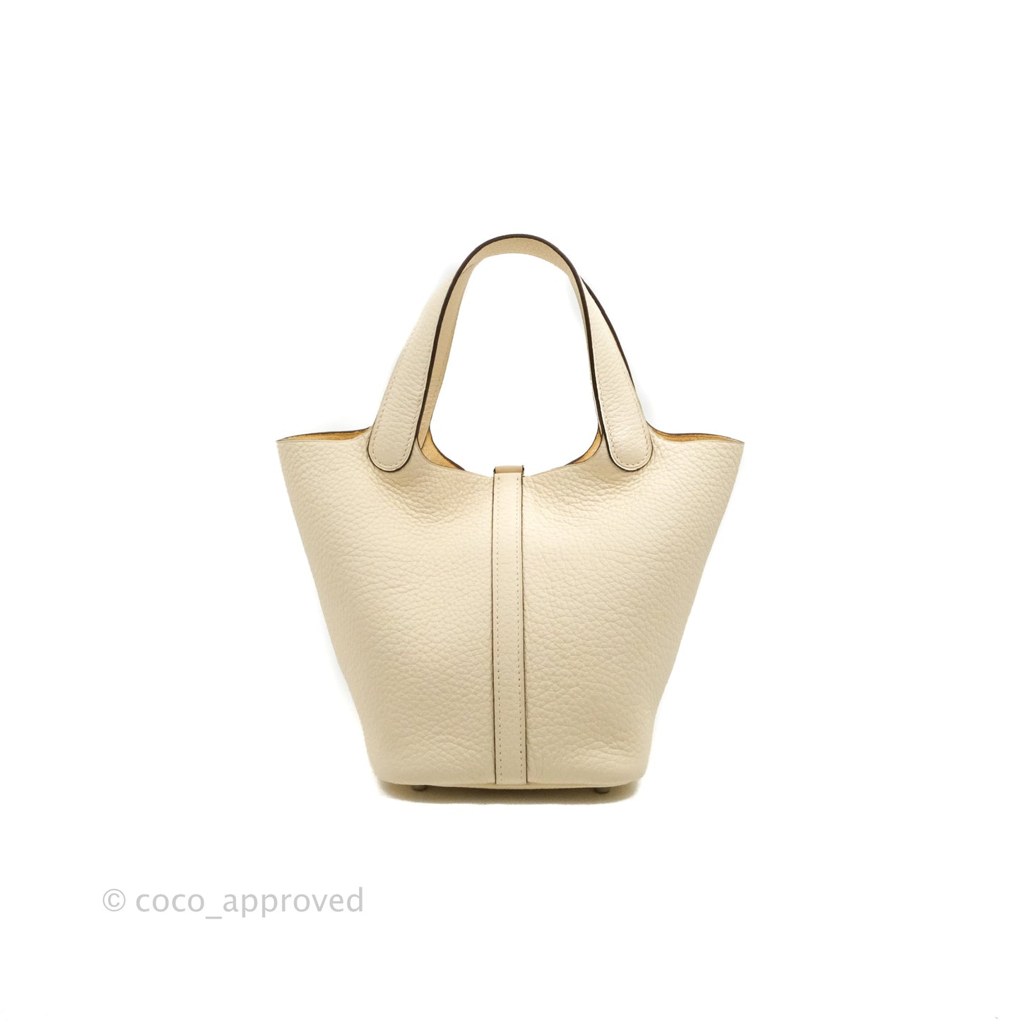 Hermès Picotin Lock 18 I2 Nata Clemence Silver Hardware