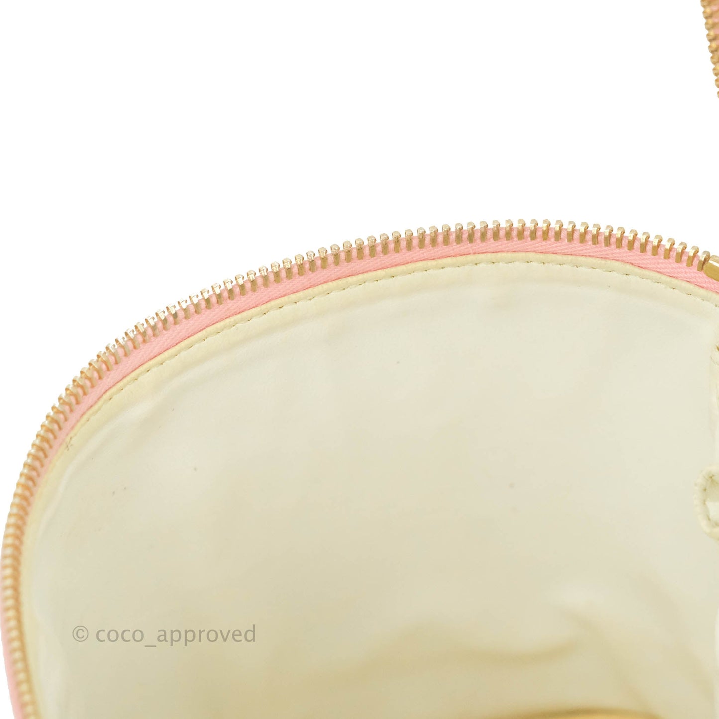Chanel Vintage Vanity Case Pink Caviar Gold Hardware