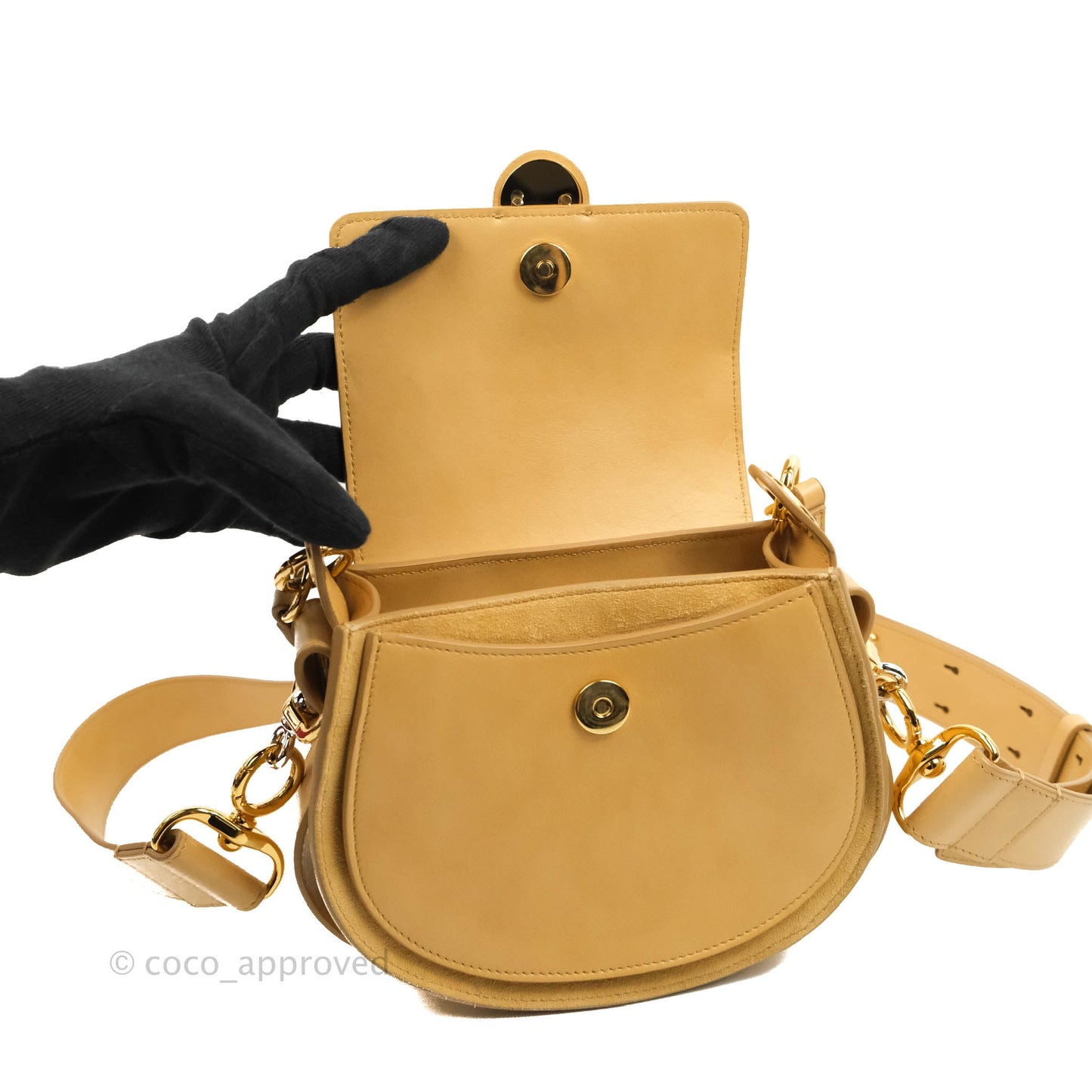 Chloé Small Tess Bag Beige Calfskin