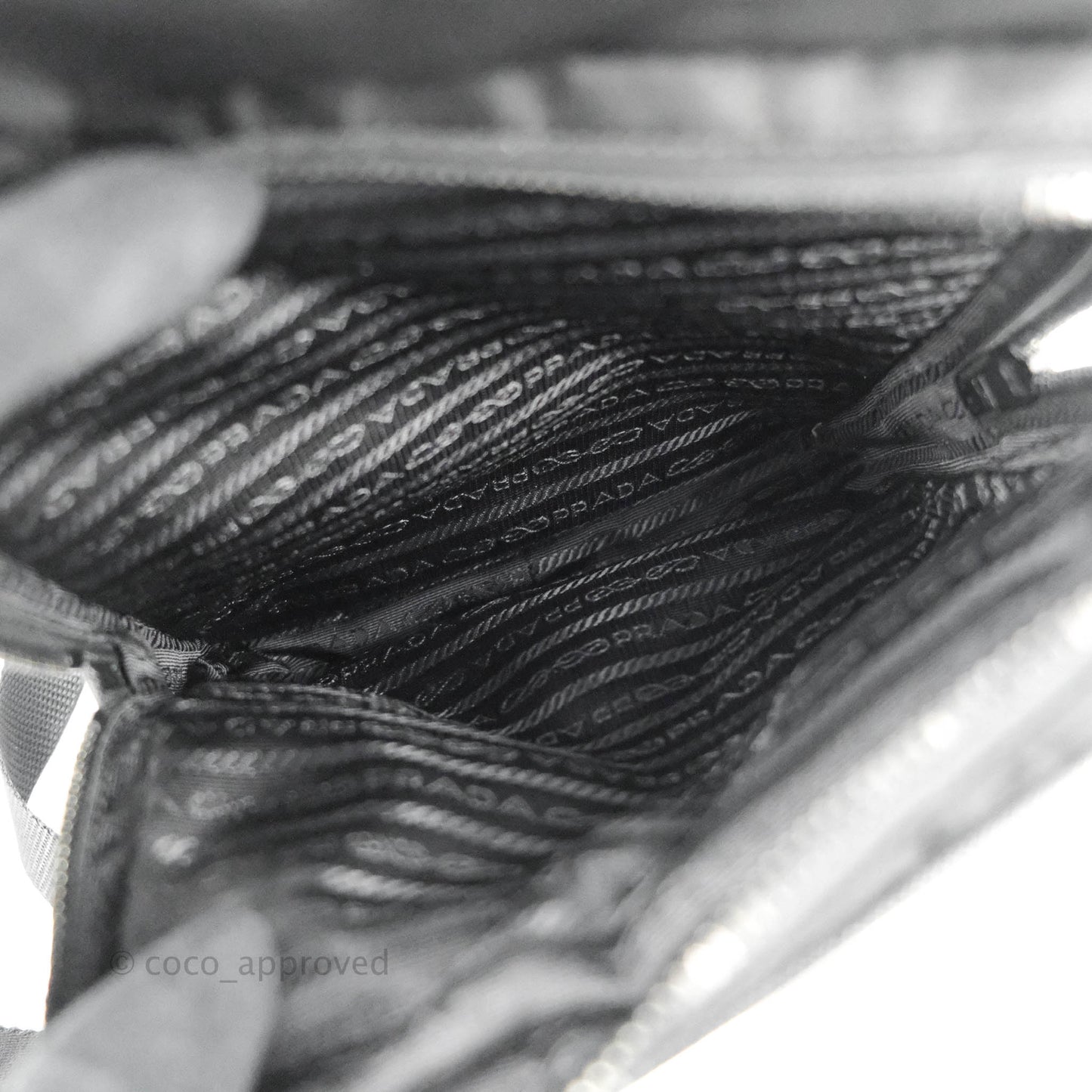 Prada 2-way Black Nylon Backpack