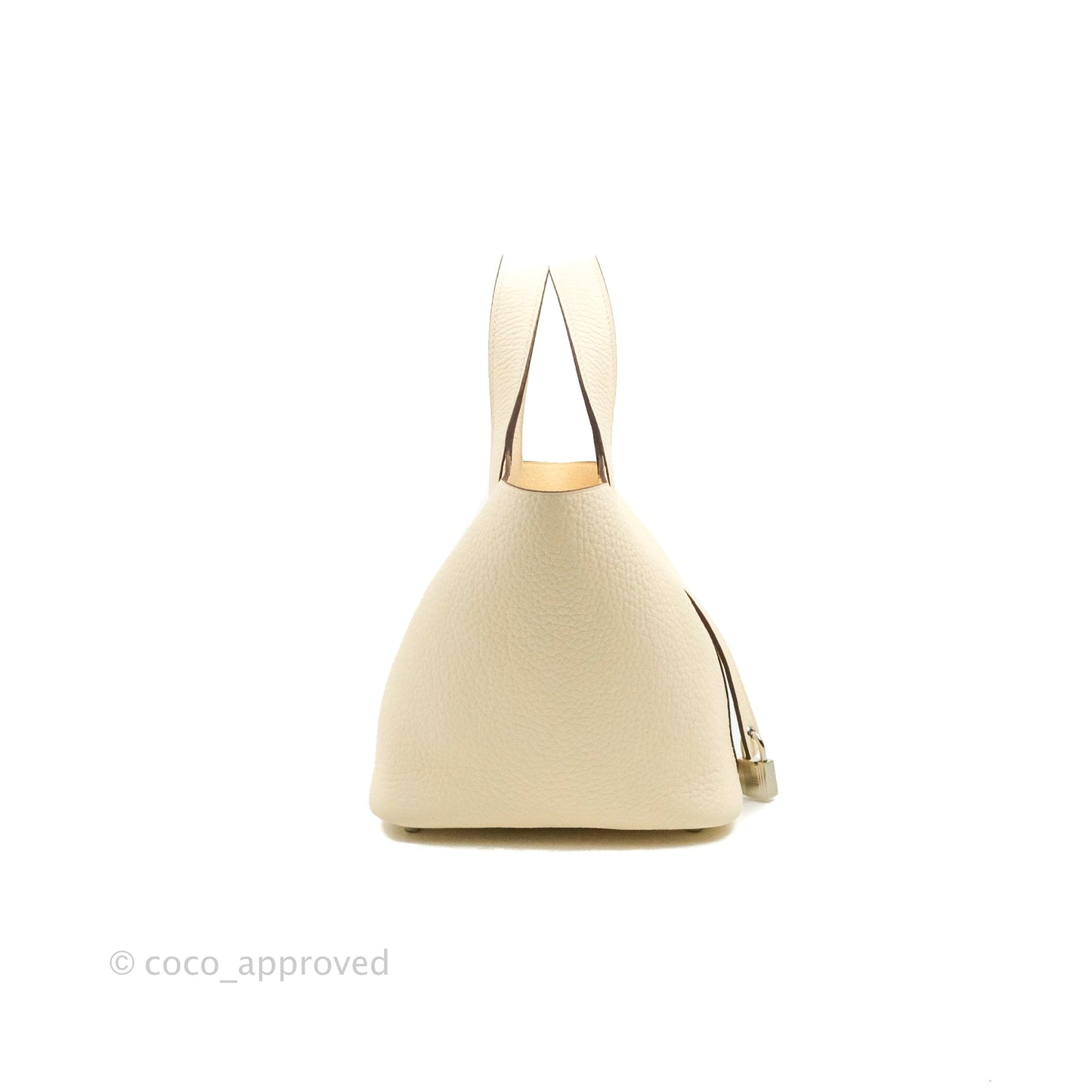 Hermès Picotin Lock 18 I2 Nata Clemence Silver Hardware