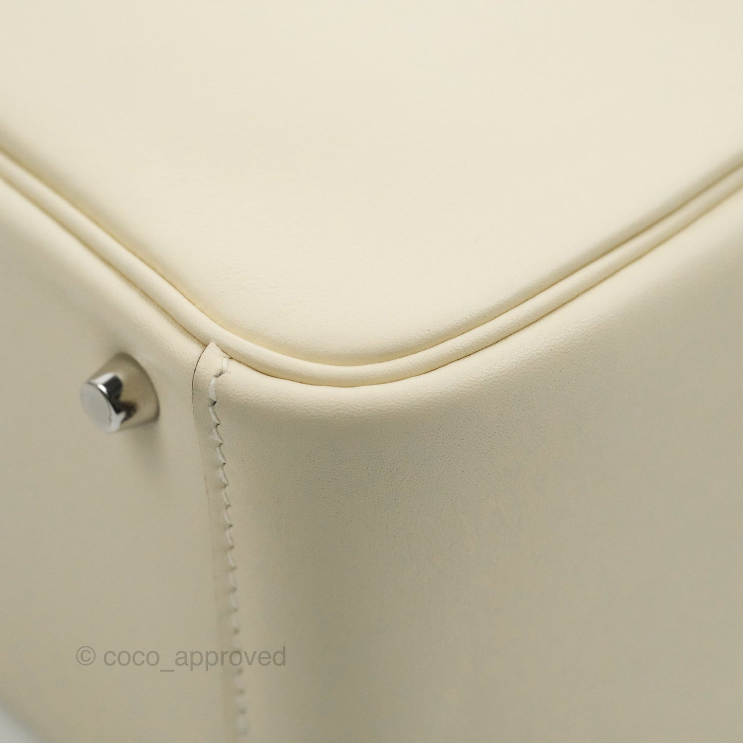 Hermès Mini Lindy 20 Nata I2 Sesame 2S Swift Palladium Hardware