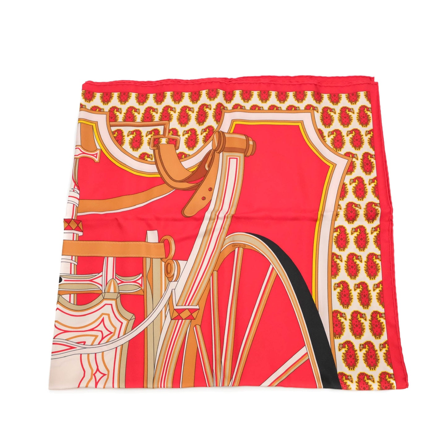 Hermès Les Roues de Phaeton Scarf 90