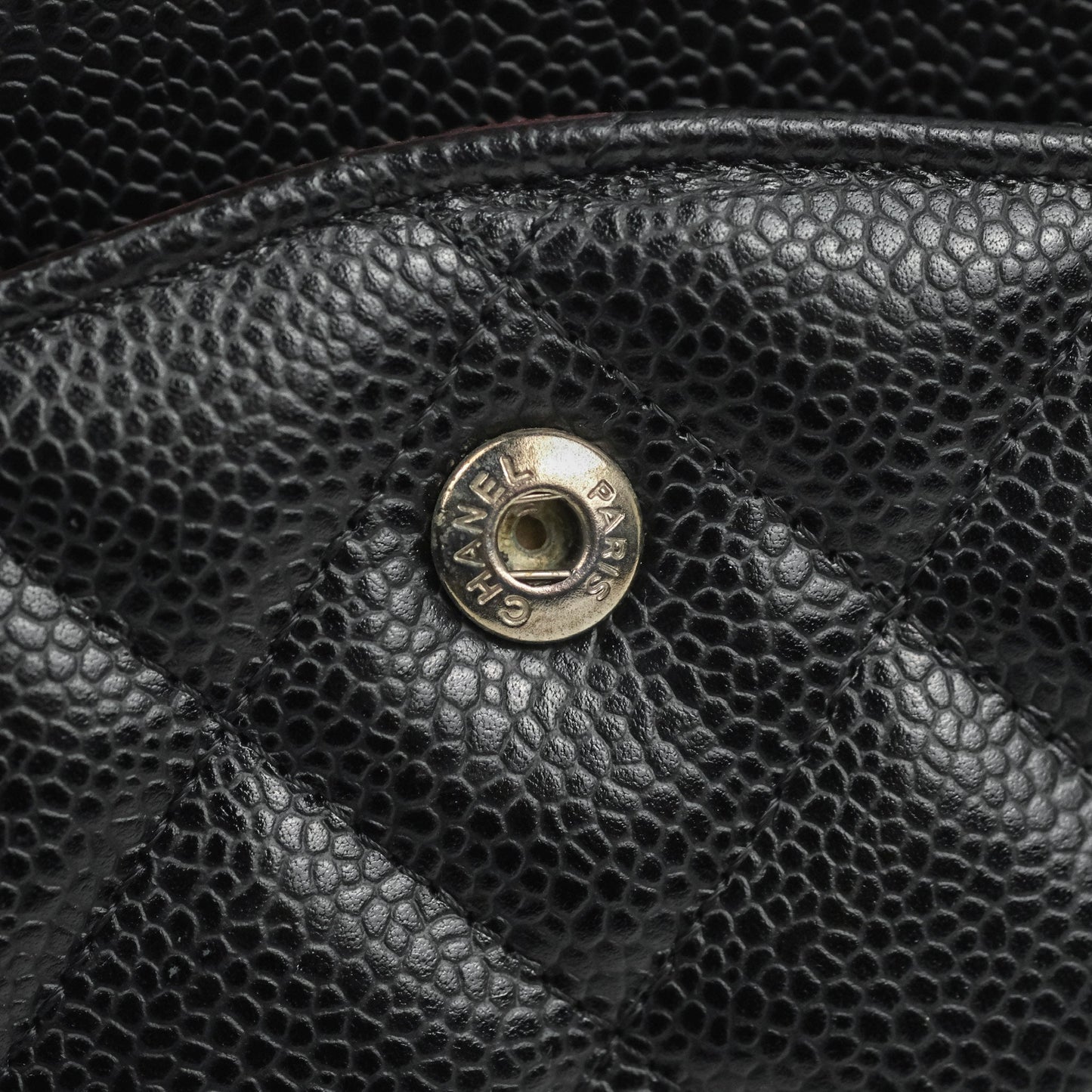 Chanel Jumbo Double Flap Black Caviar Silver Hardware⁣⁣