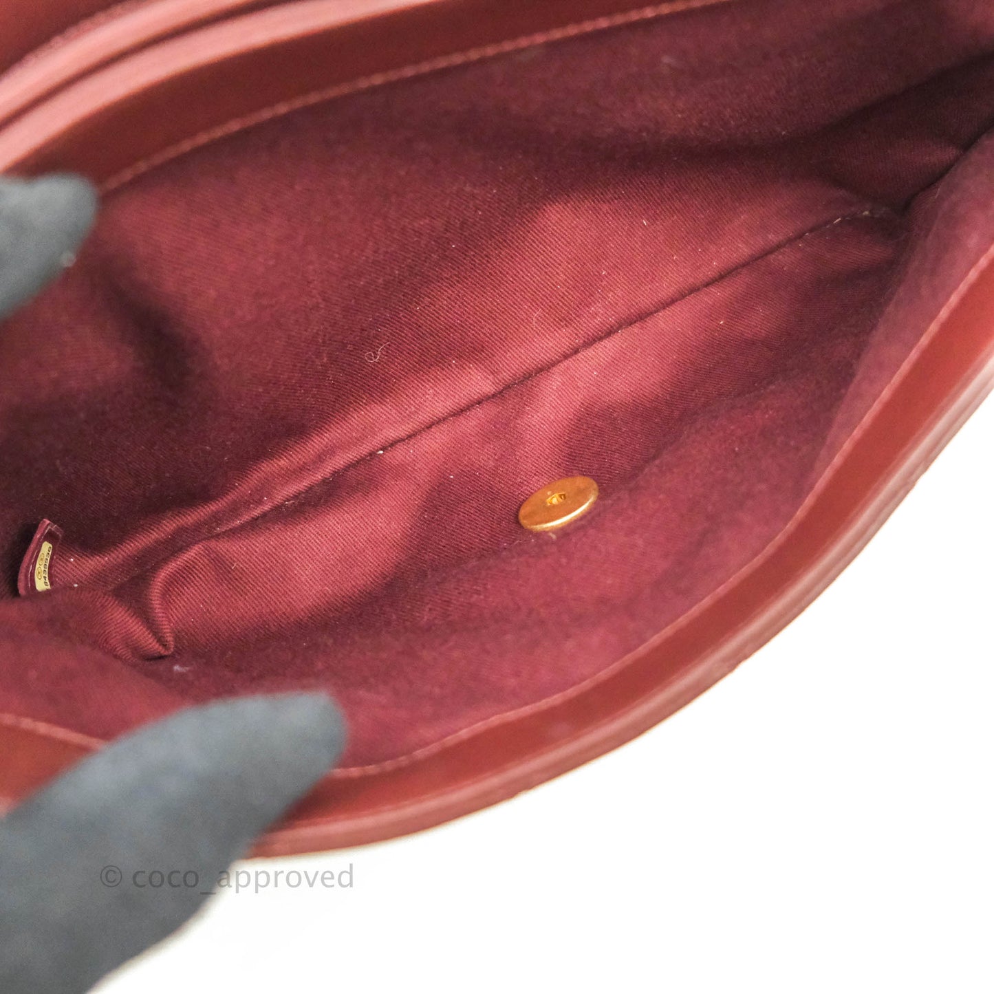 Chanel Quilted Jumbo Soft Elegance Flap Bordeaux Calfskin Aged Gold Hardware