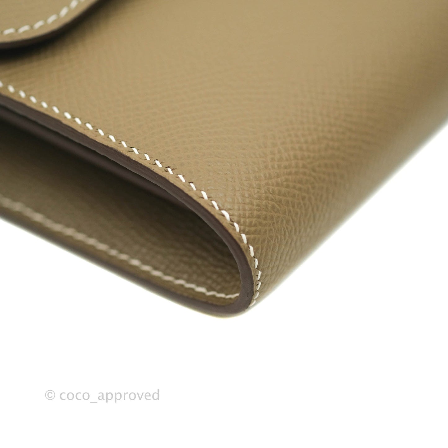 Hermès Constance Long To Go Wallet Epsom Gold Hardware