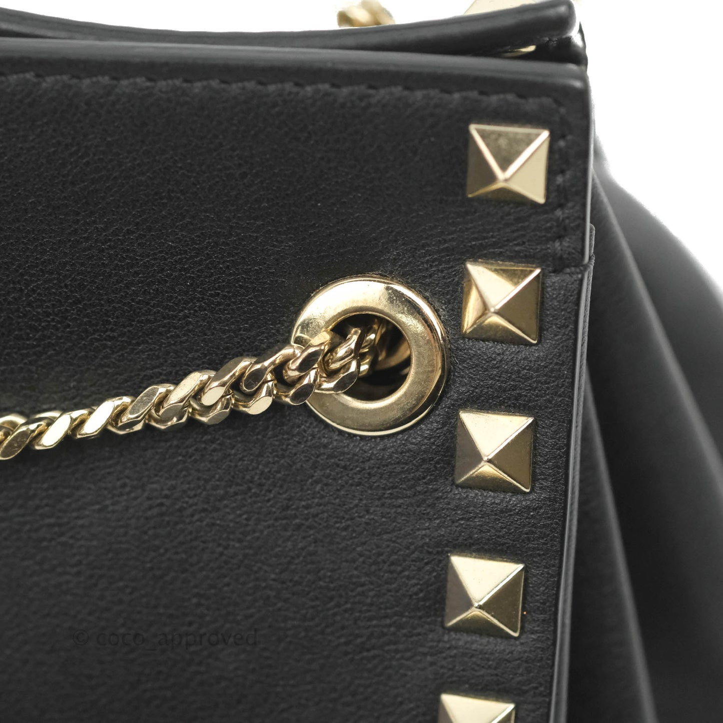 Valentino Garavani Mini Rockstud Shoulder Bag Black
