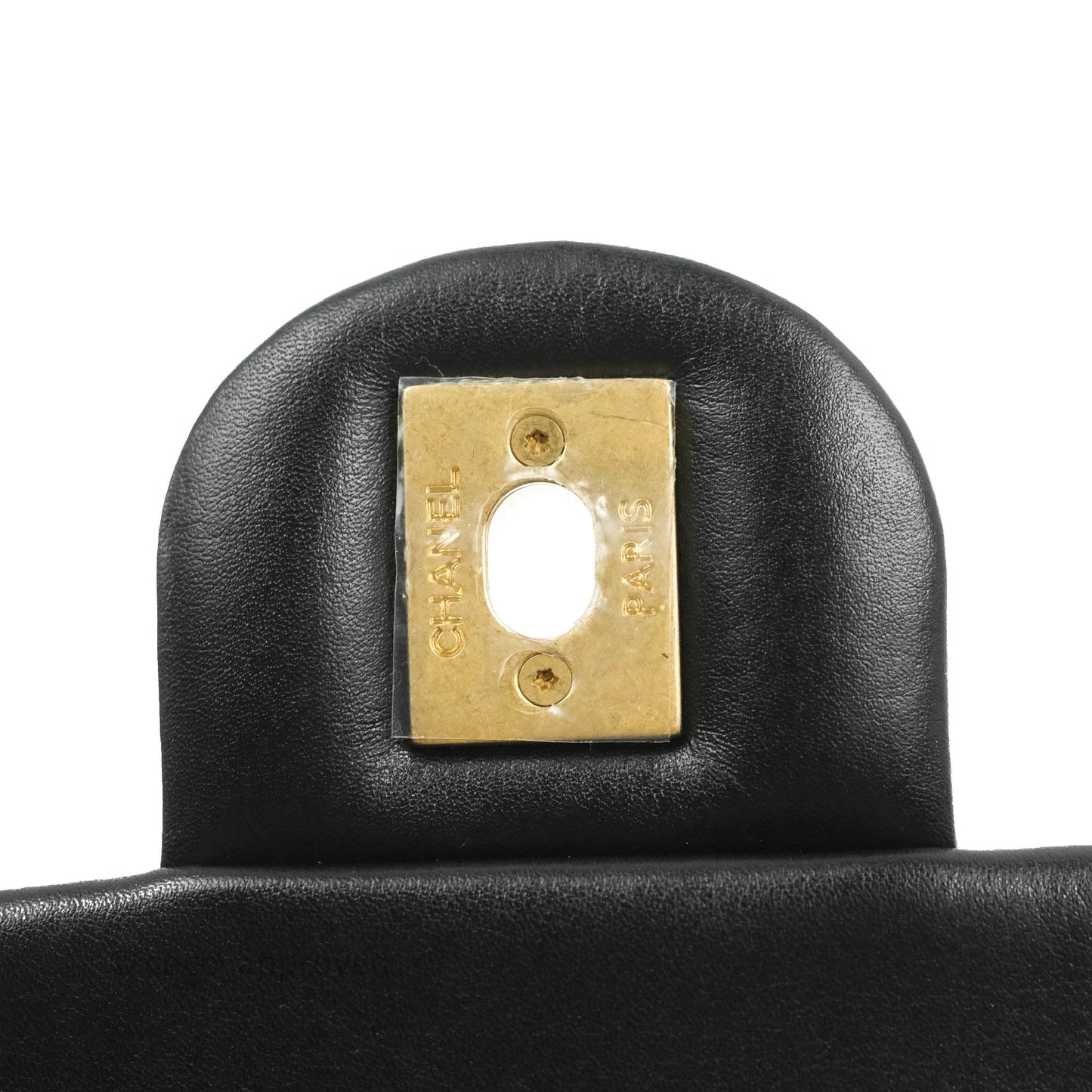Chanel Quilted Small Crystal Pearls Flap Black Calfskin Gold Hardware 20K