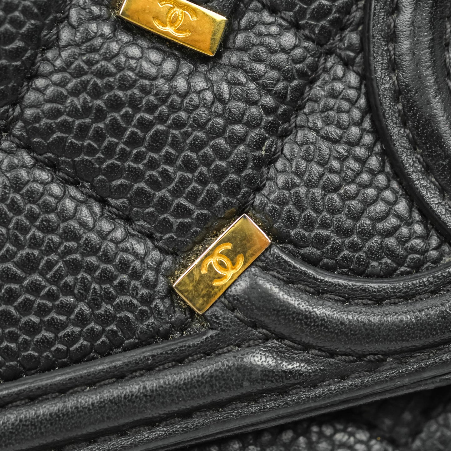 Chanel Quilted Small CC Filigree Flap Black Caviar
