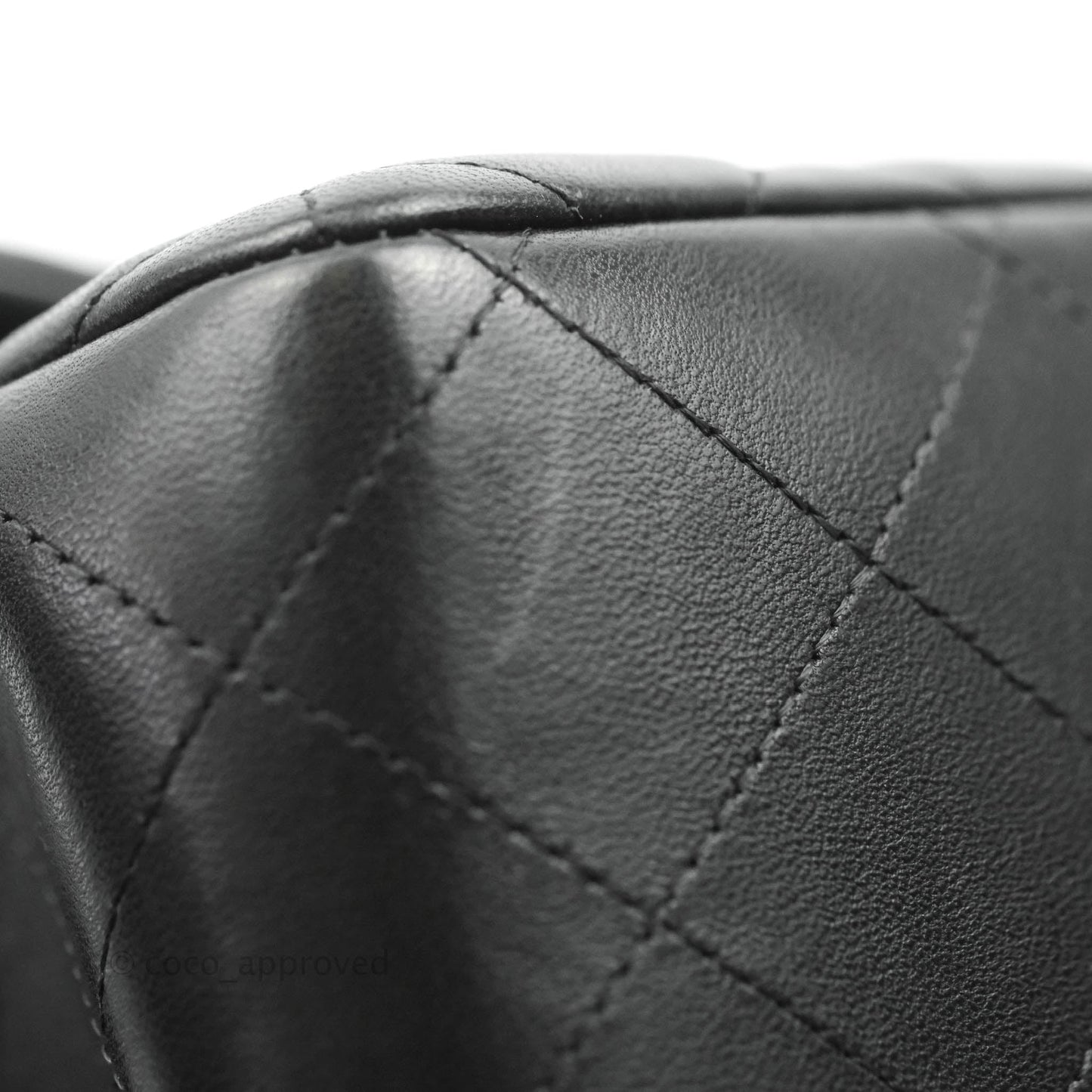 Chanel Jumbo Double Flap Black Lambskin Silver Hardware⁣⁣