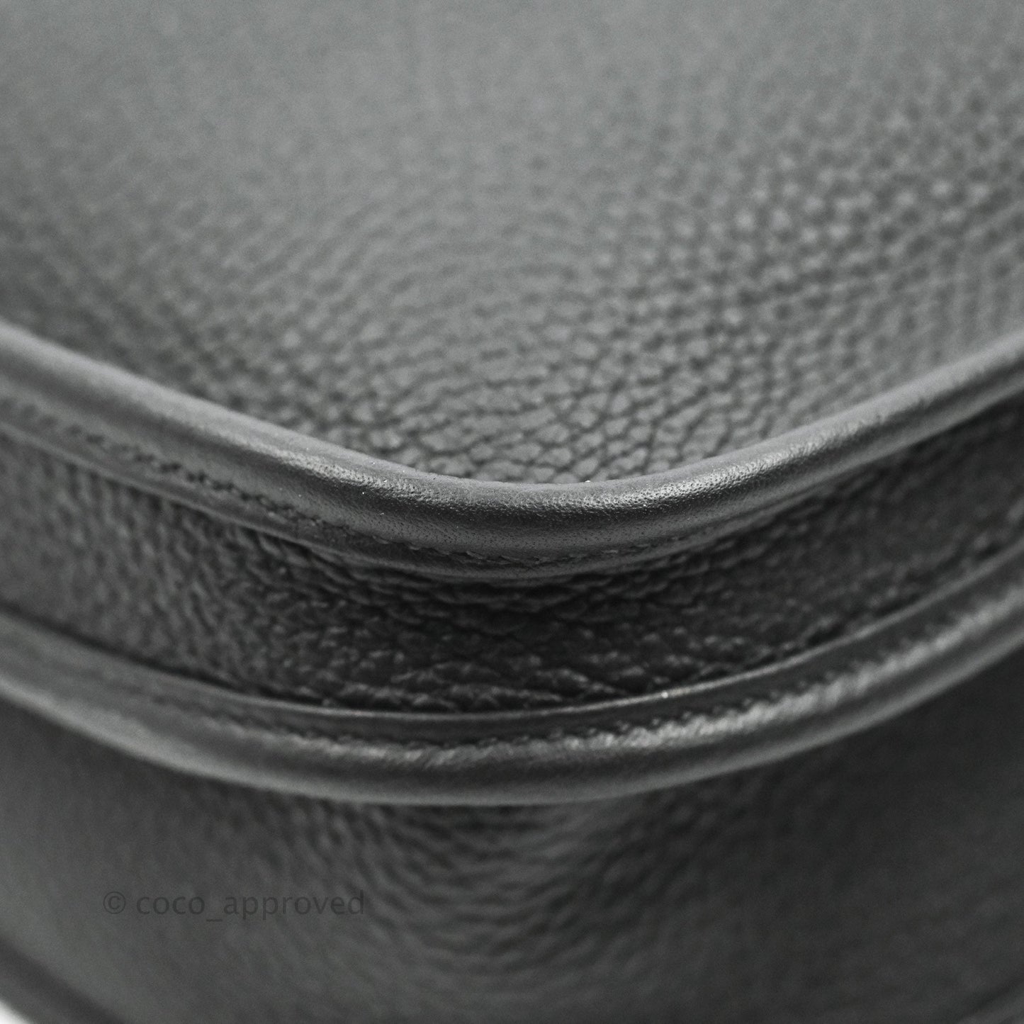 Hermes Evelyne III 29 Black Clemence Silver Hardware