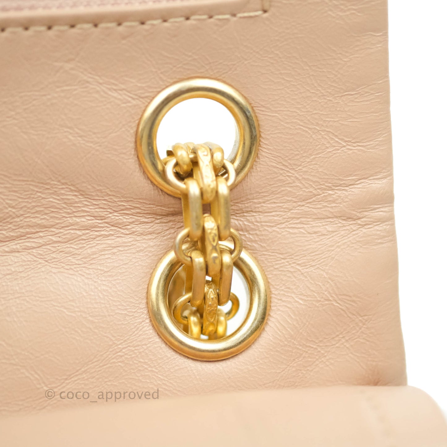 Chanel Reissue Quilted Aged Calfskin Beige Gold Hardware 226