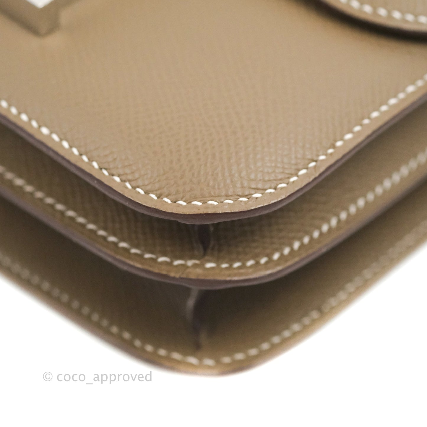 Hermès Constance Mini 18cm Etoupe Epsom Palladium Hardware