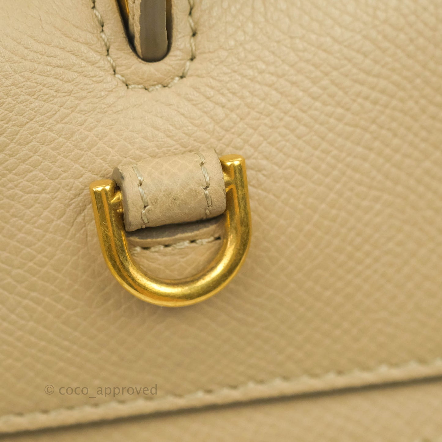 Celine Micro Belt Bag Light Taupe Grained Calfskin Gold Hardware