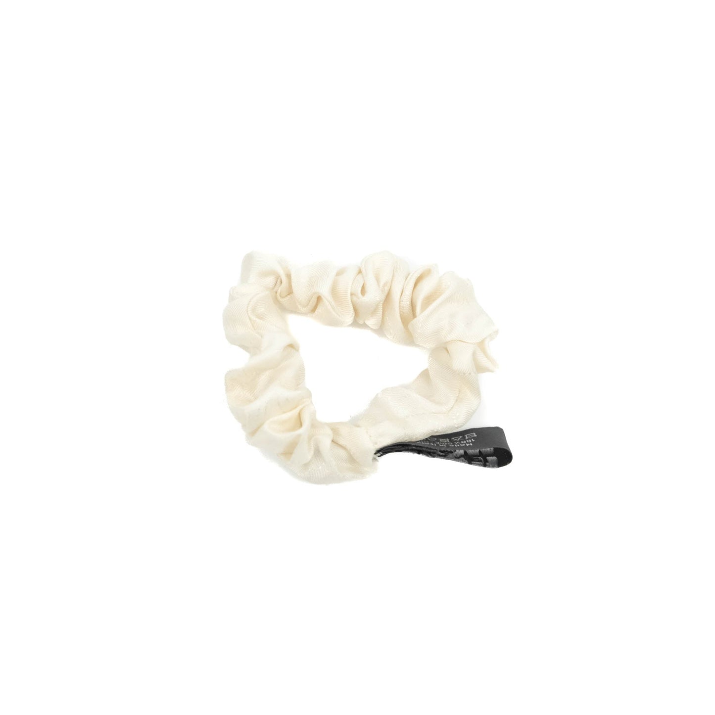 Chanel Bow Silk Hair Accessory Ivory & Black