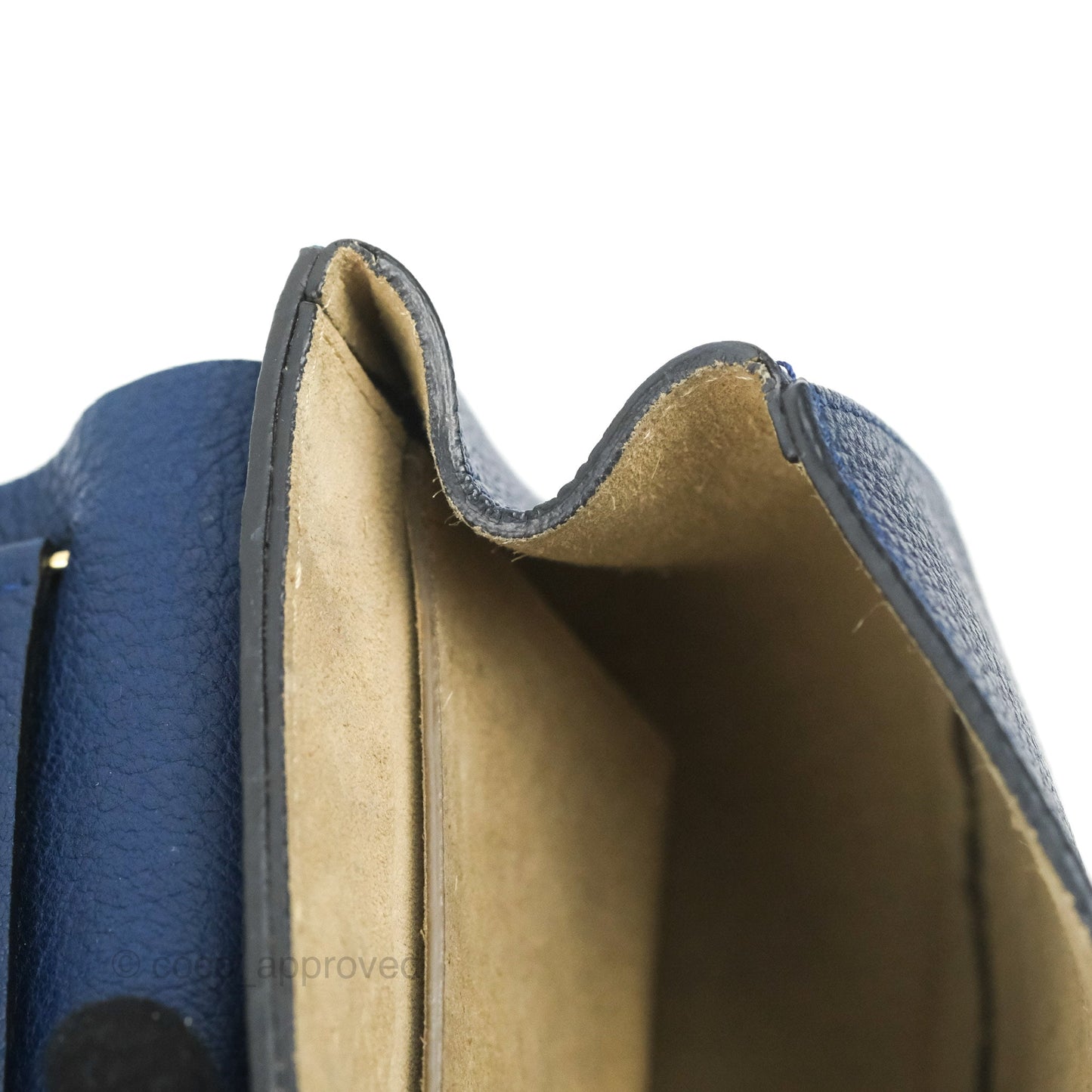 Chloe Mini Drew Crossbody Bag Navy Grained Leather