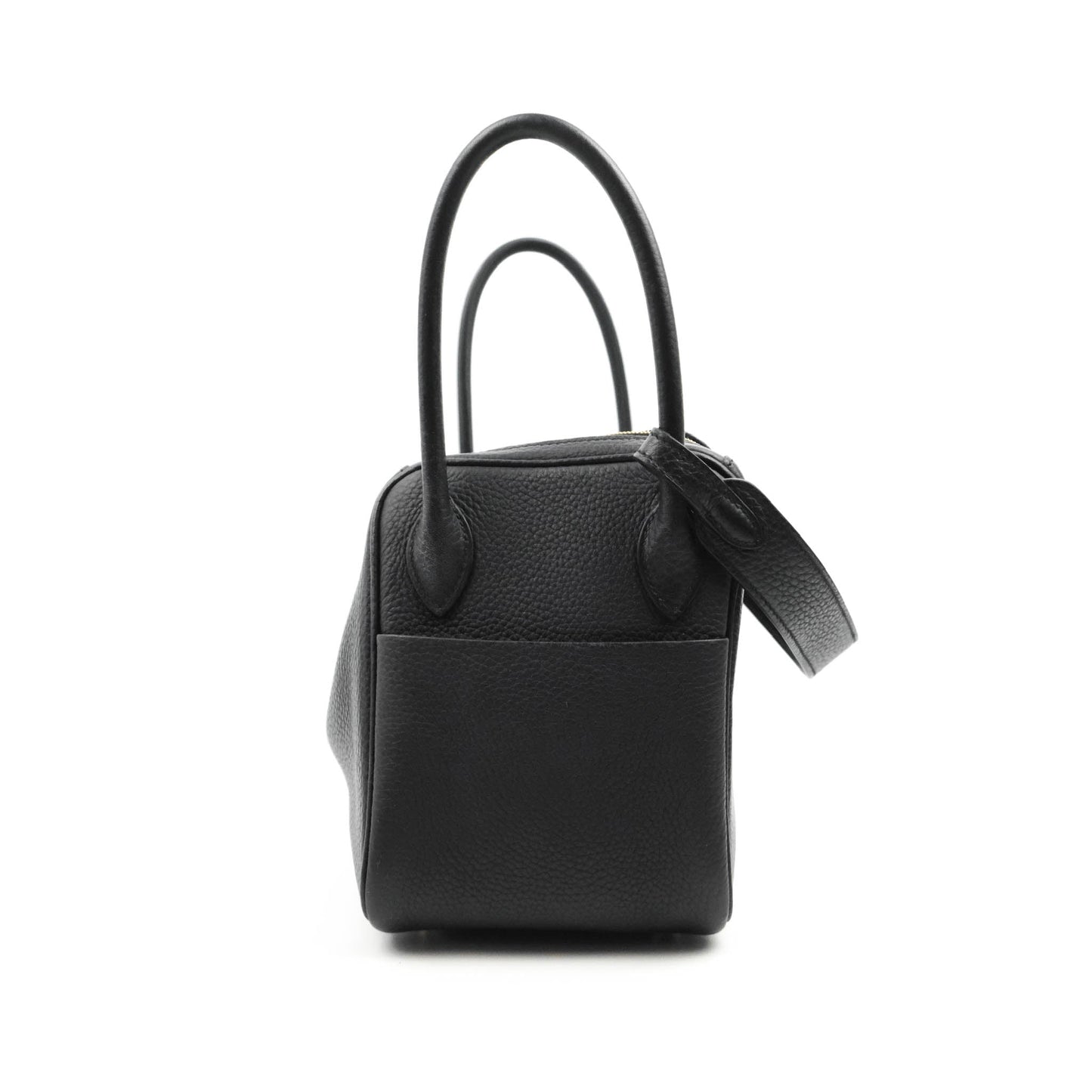 Hermès Lindy 26 Taurillion Clemence Black Gold Hardware