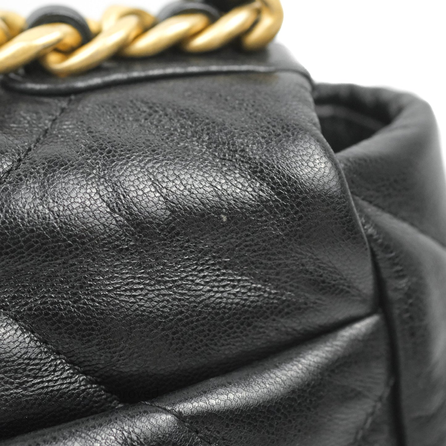 Chanel 19 Small Black Goatskin Mixed Hardware 20S