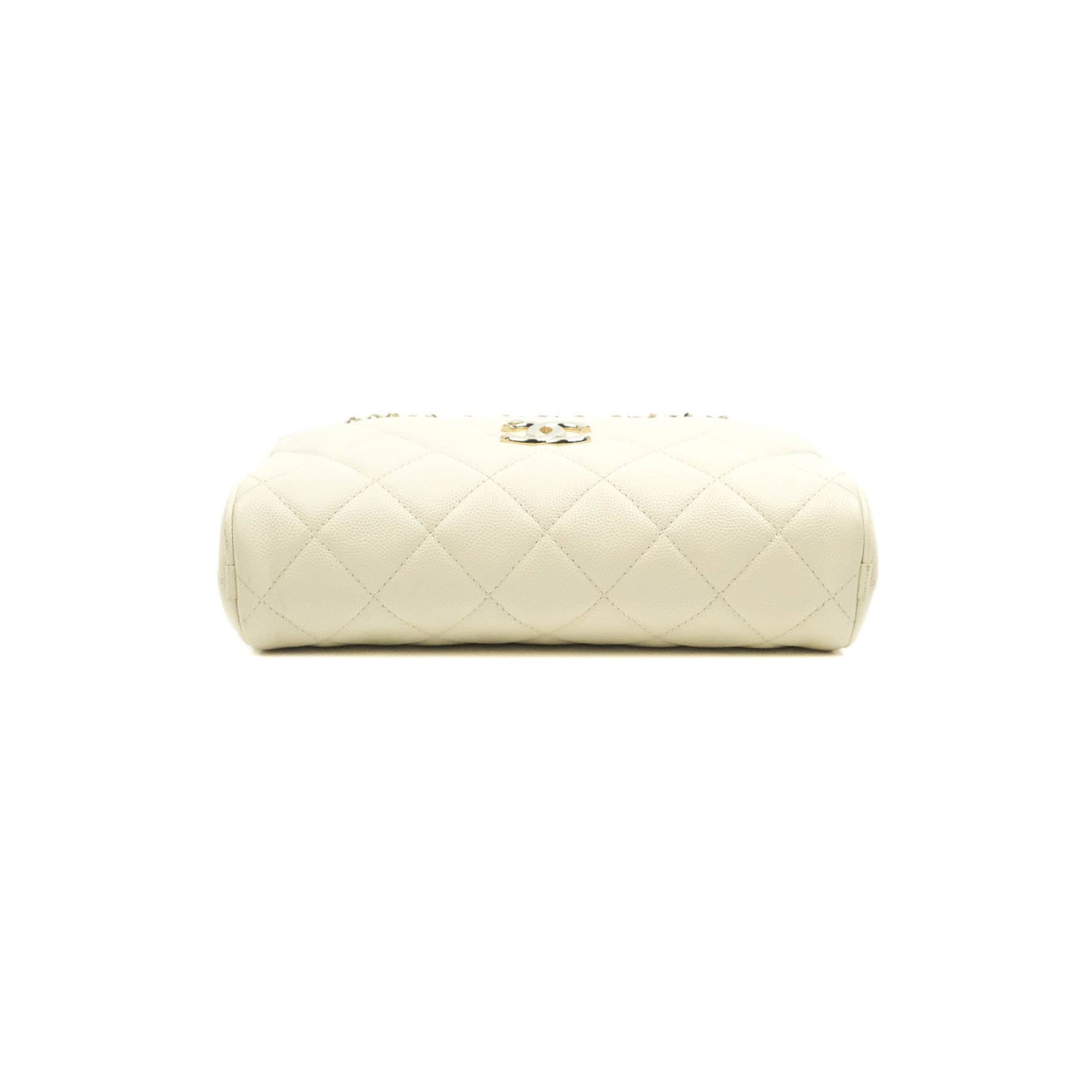 Chanel Camera Bag With Detachable Pouch Ivory Caviar Gold Hardware