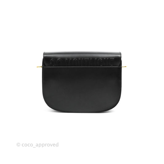 Dior Medium Bobby Bag Black Calfskin Gold Hardware