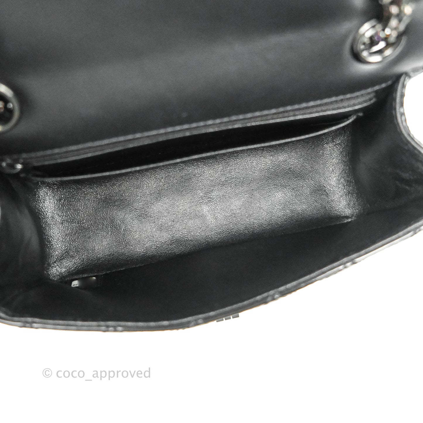 Chanel Quilted Mini Reissue 224 So Black Patent
