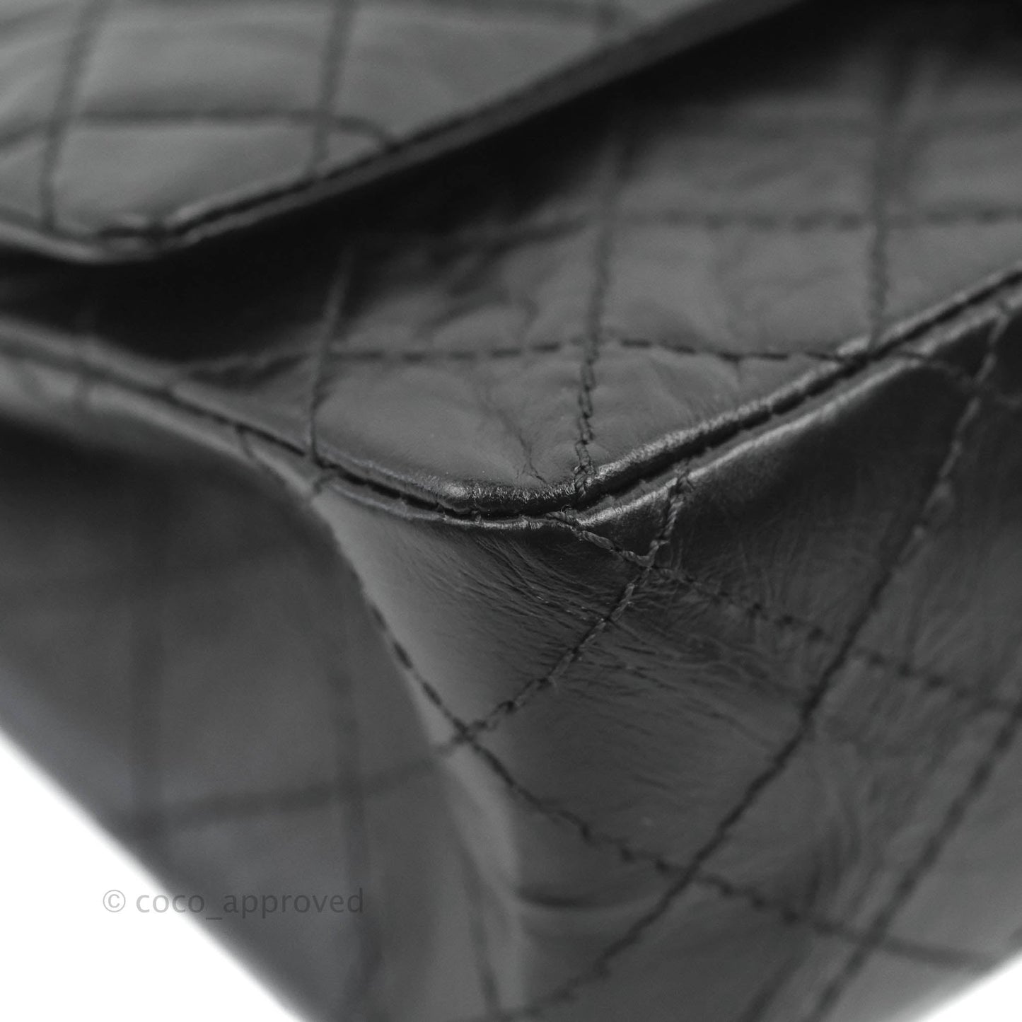 Chanel Reissue 225 Quilted Aged Calfskin So Black