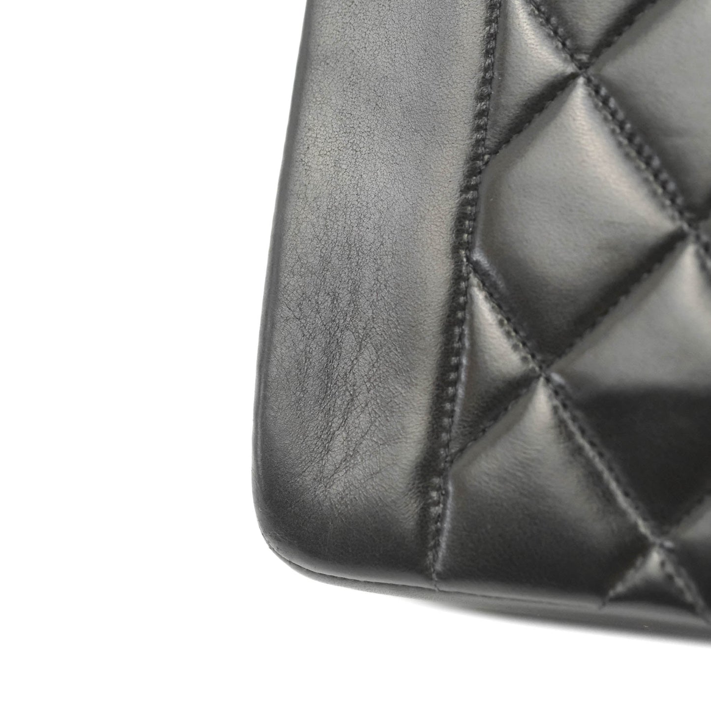 Chanel Vintage Quilted Medium Classic Diana Flap Bag Black Lambskin 24K Gold Hardware