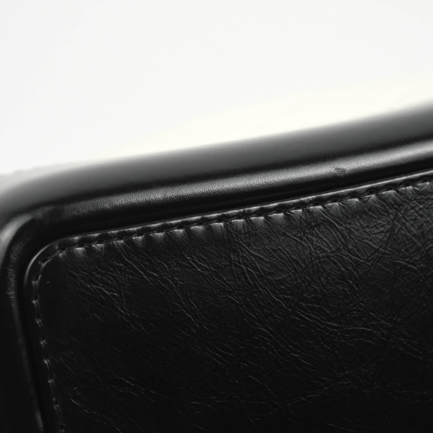 Chanel Small Gabrielle Backpack White Black Aged Calfskin