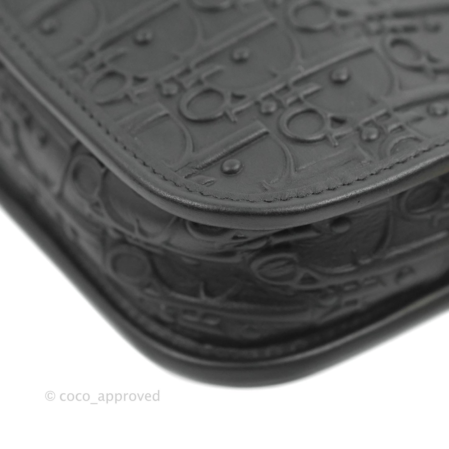 Dior Diorquake Clutch Black Oblique Embossed Calfskin