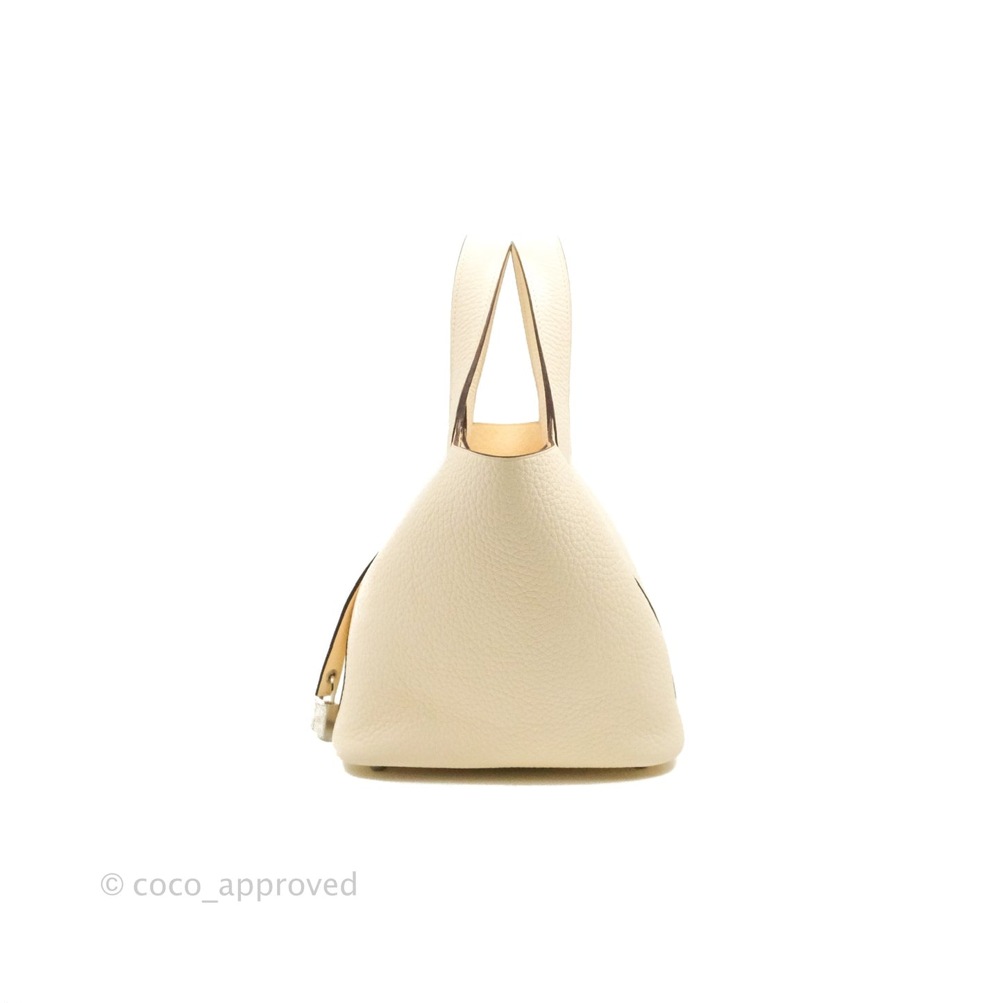 Hermès Picotin Lock 18 I2 Nata Clemence Silver Hardware