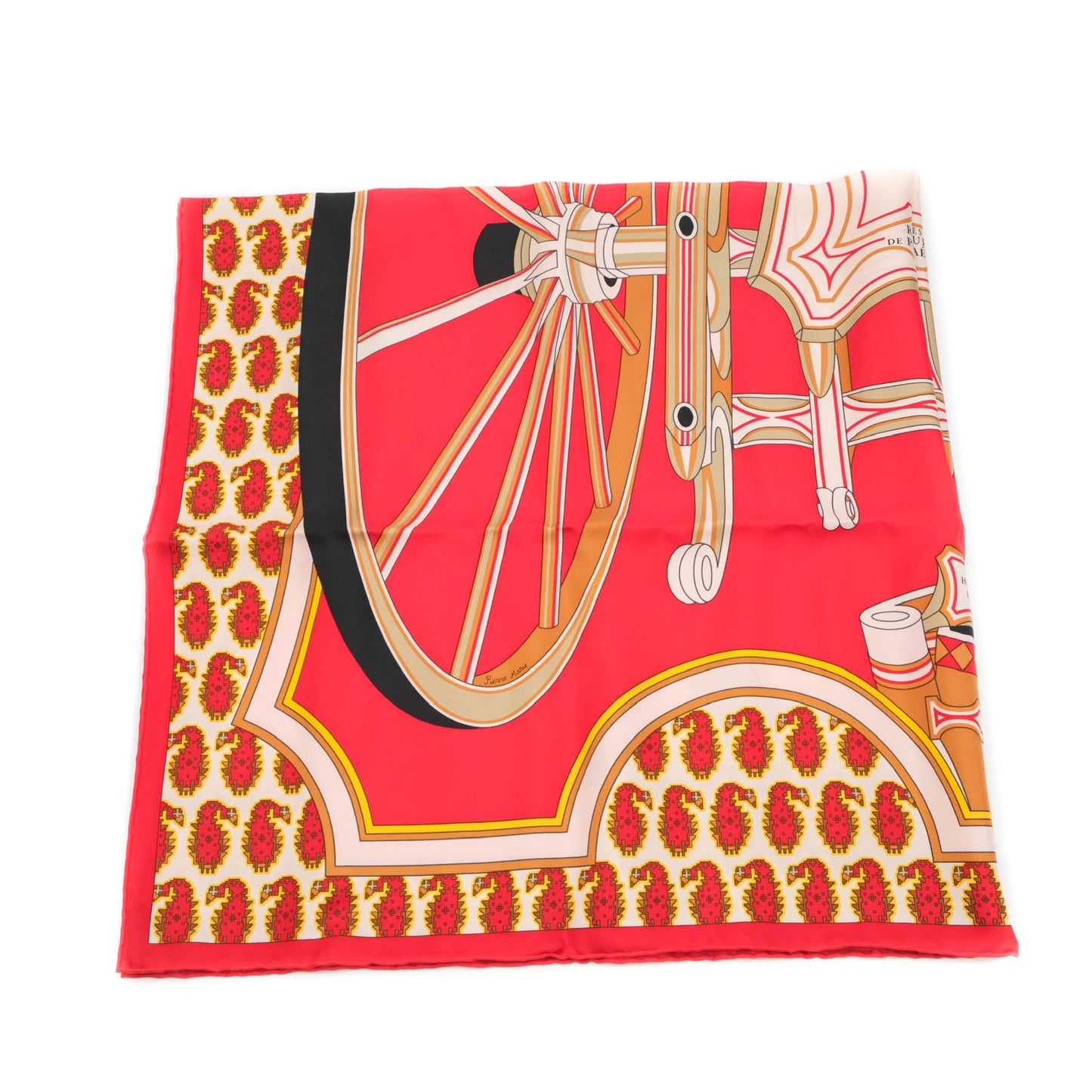 Hermès Les Roues de Phaeton Scarf 90