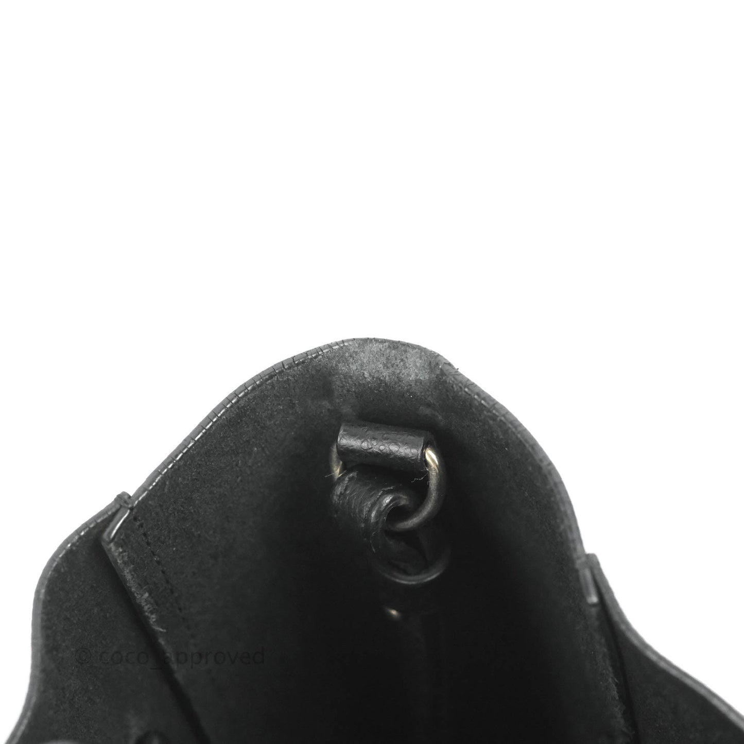 Celine Small Vertical Cabas Tote Grained Calfskin Black Silver Hardware