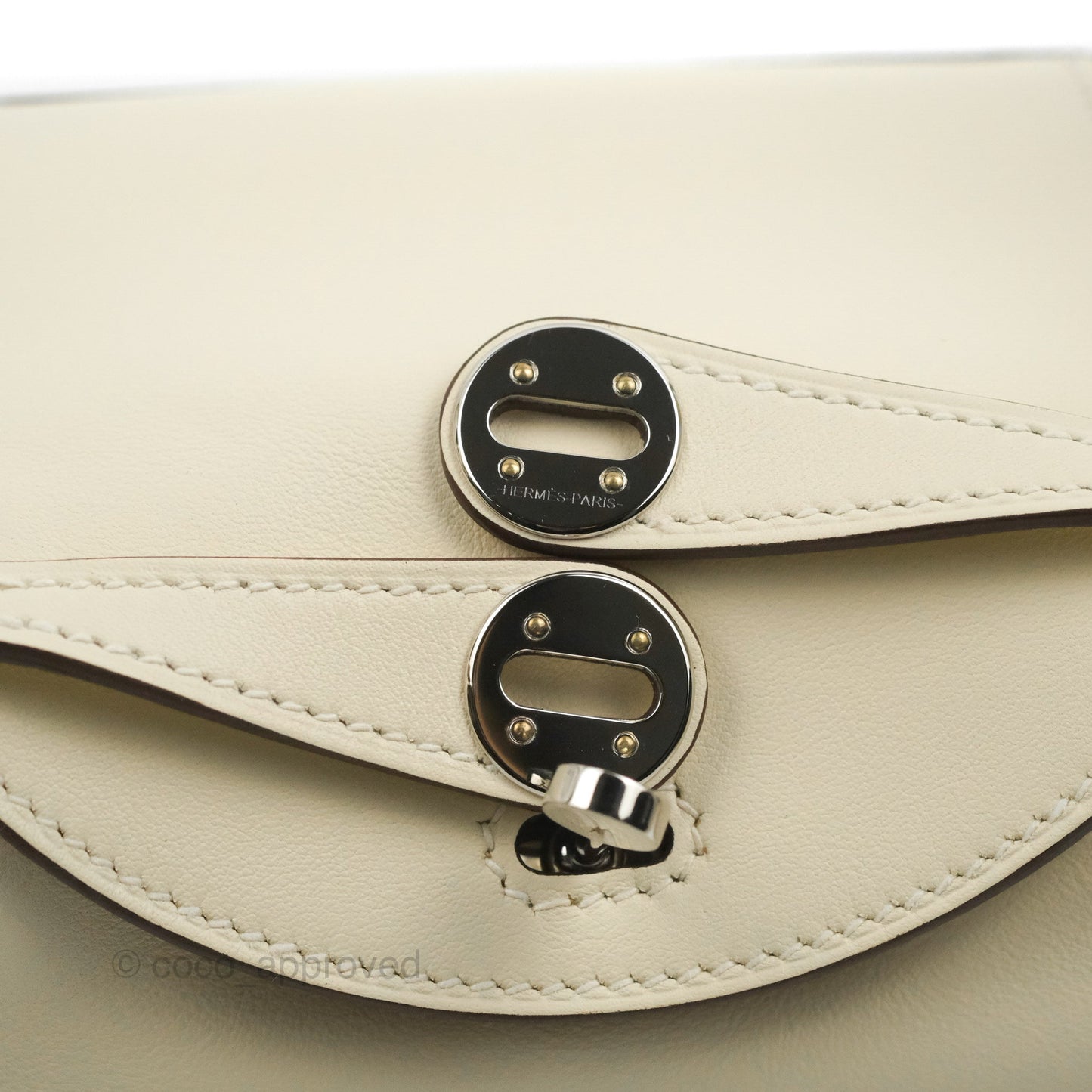 Hermès Mini Lindy 20 Nata I2 Sesame 2S Swift Palladium Hardware