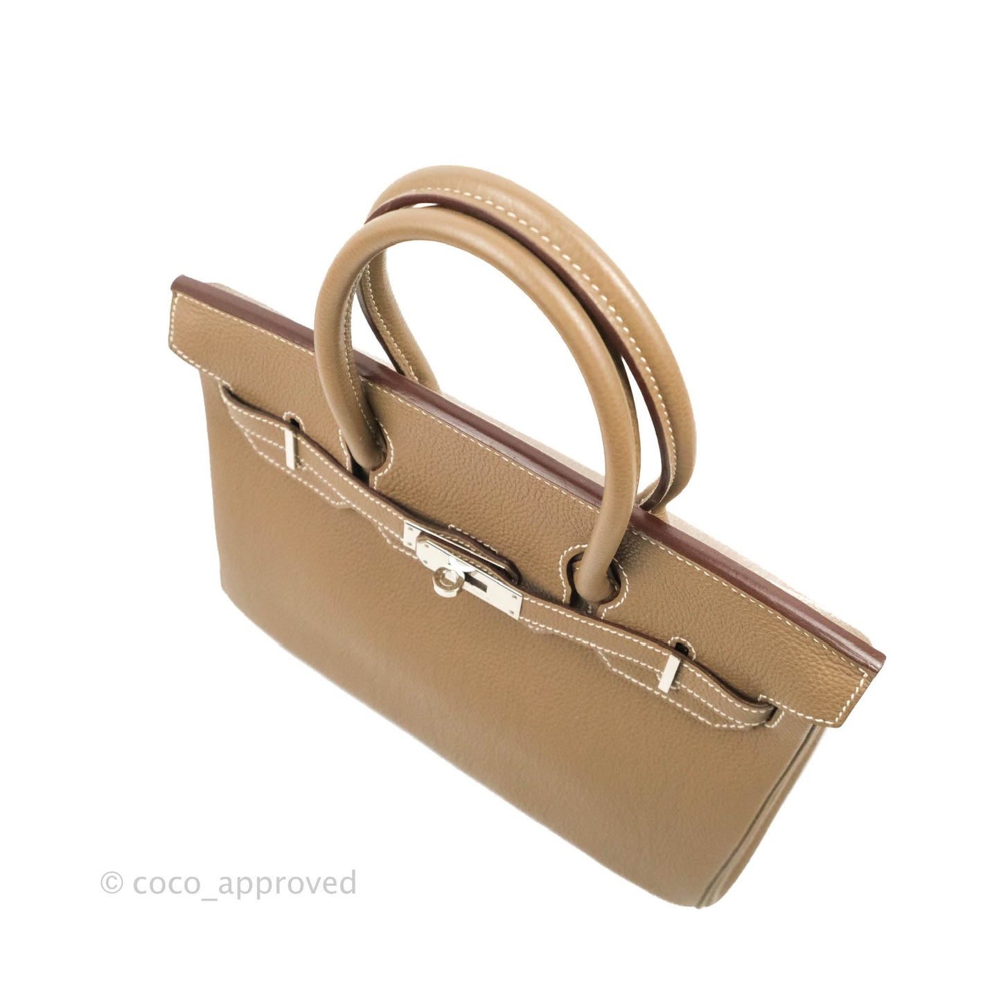 Hermès Birkin 30 Etoupe Togo Palladium Hardware
