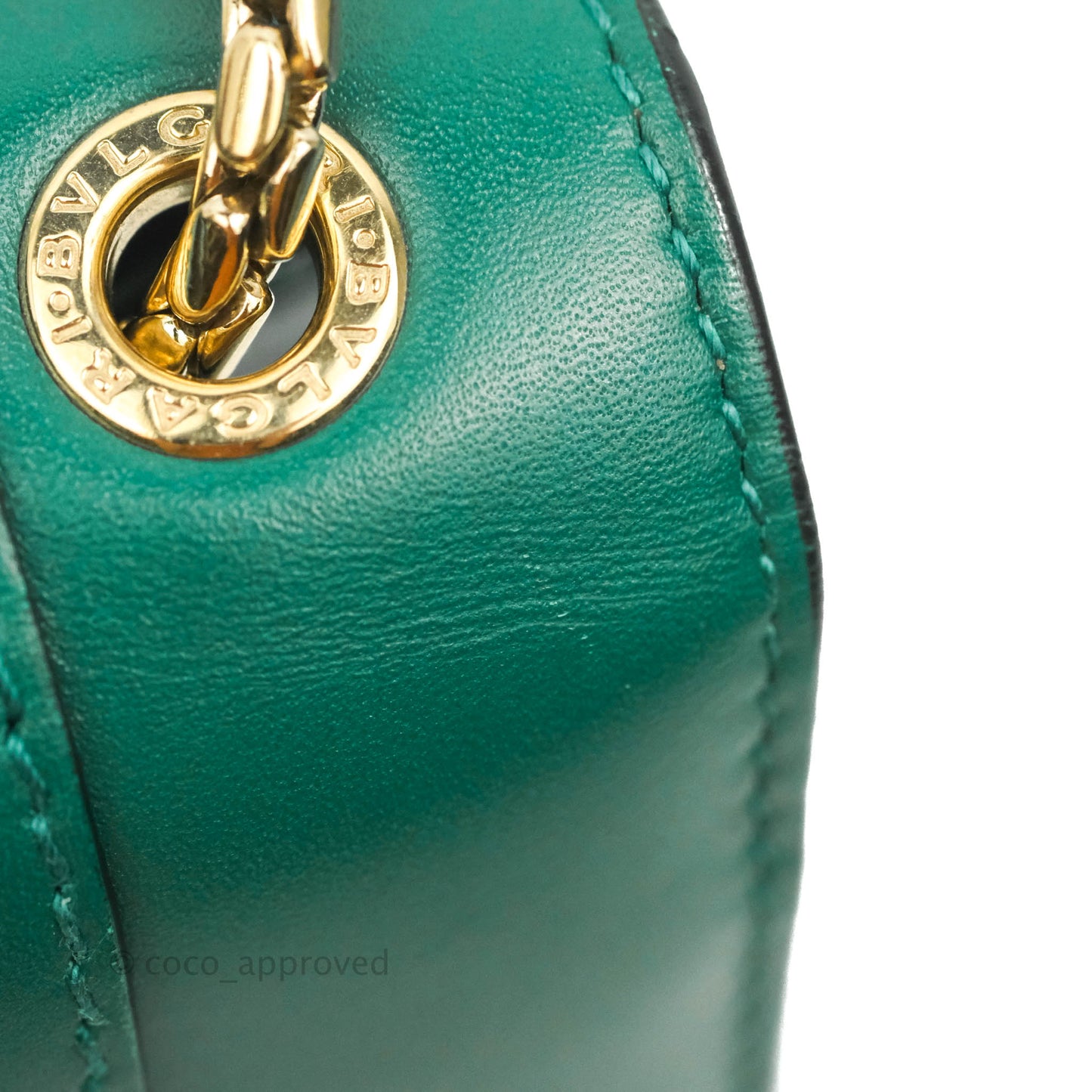 Bvlgari Serpenti Forever Small Crossbody Bag in Emerald Green Gold Hardware