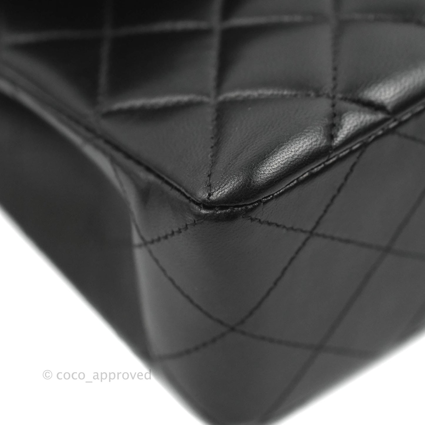 Chanel Small Classic Quilted Flap Black Lambskin Rose Gold Hardware