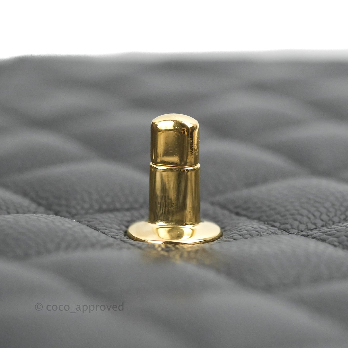 Chanel Quilted Jumbo Double Flap Black Caviar Gold Hardware⁣⁣