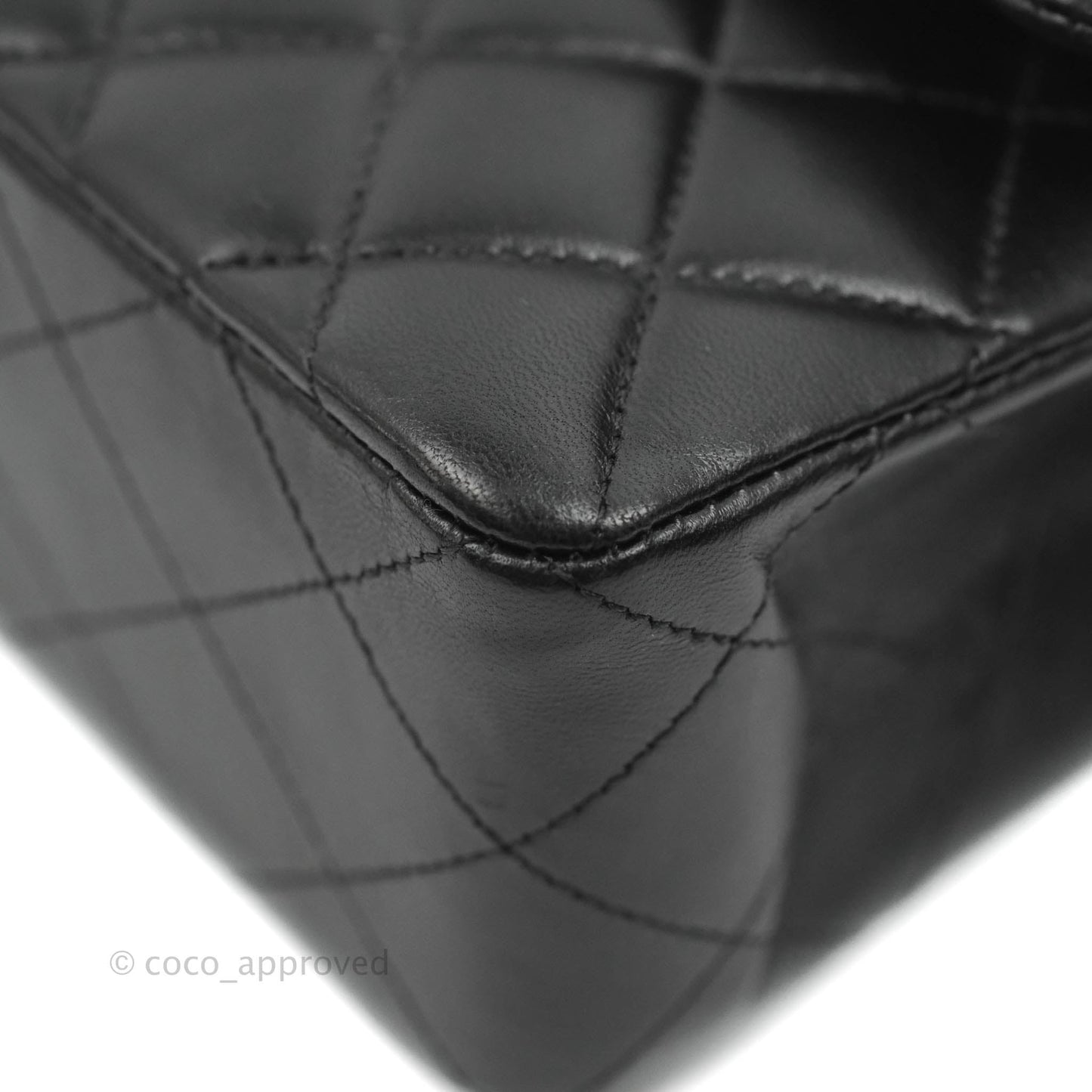 Chanel Small Classic Quilted Flap Black Lambskin Rose Gold Hardware