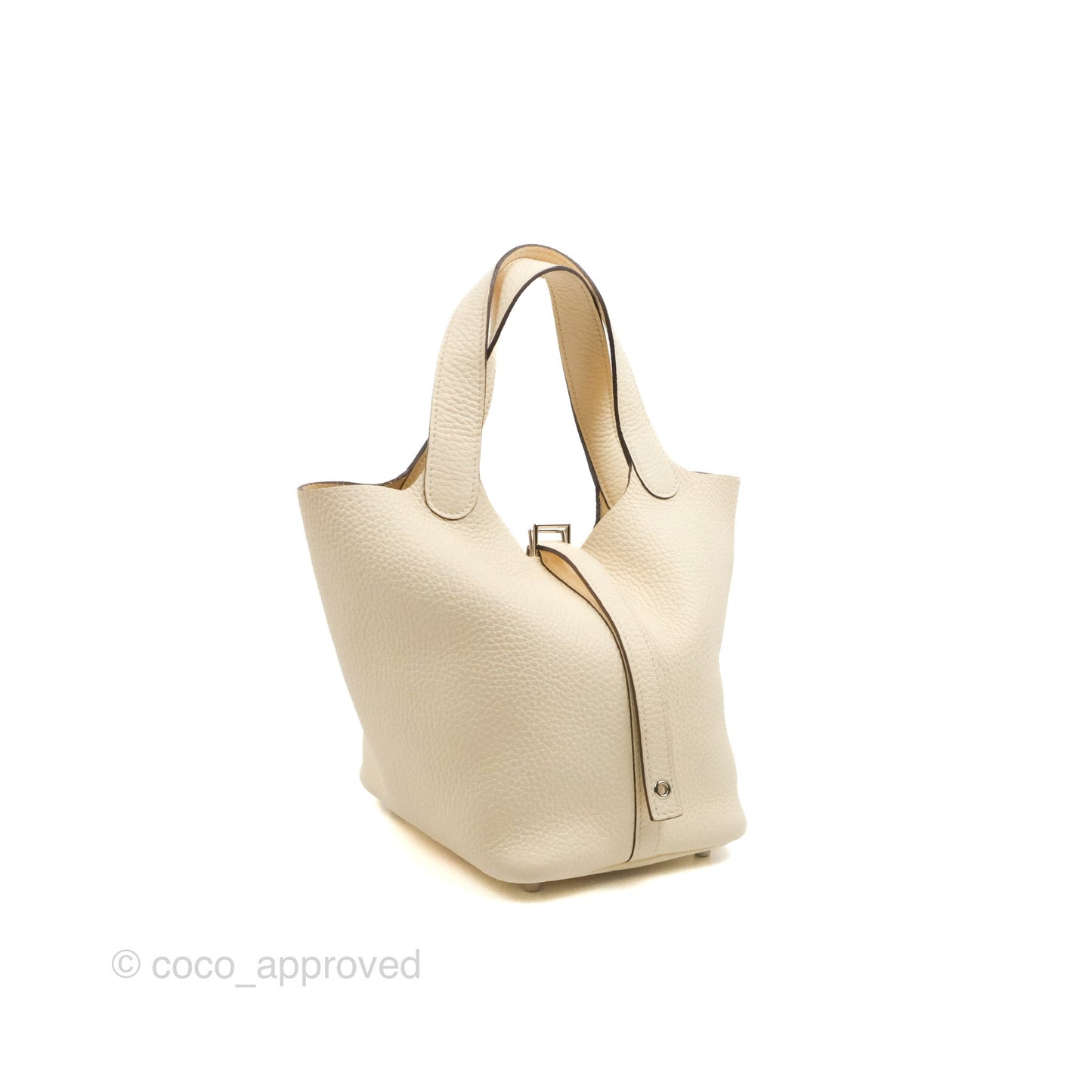 Hermès Picotin Lock 18 PM Nata Clemence Palladium Hardware