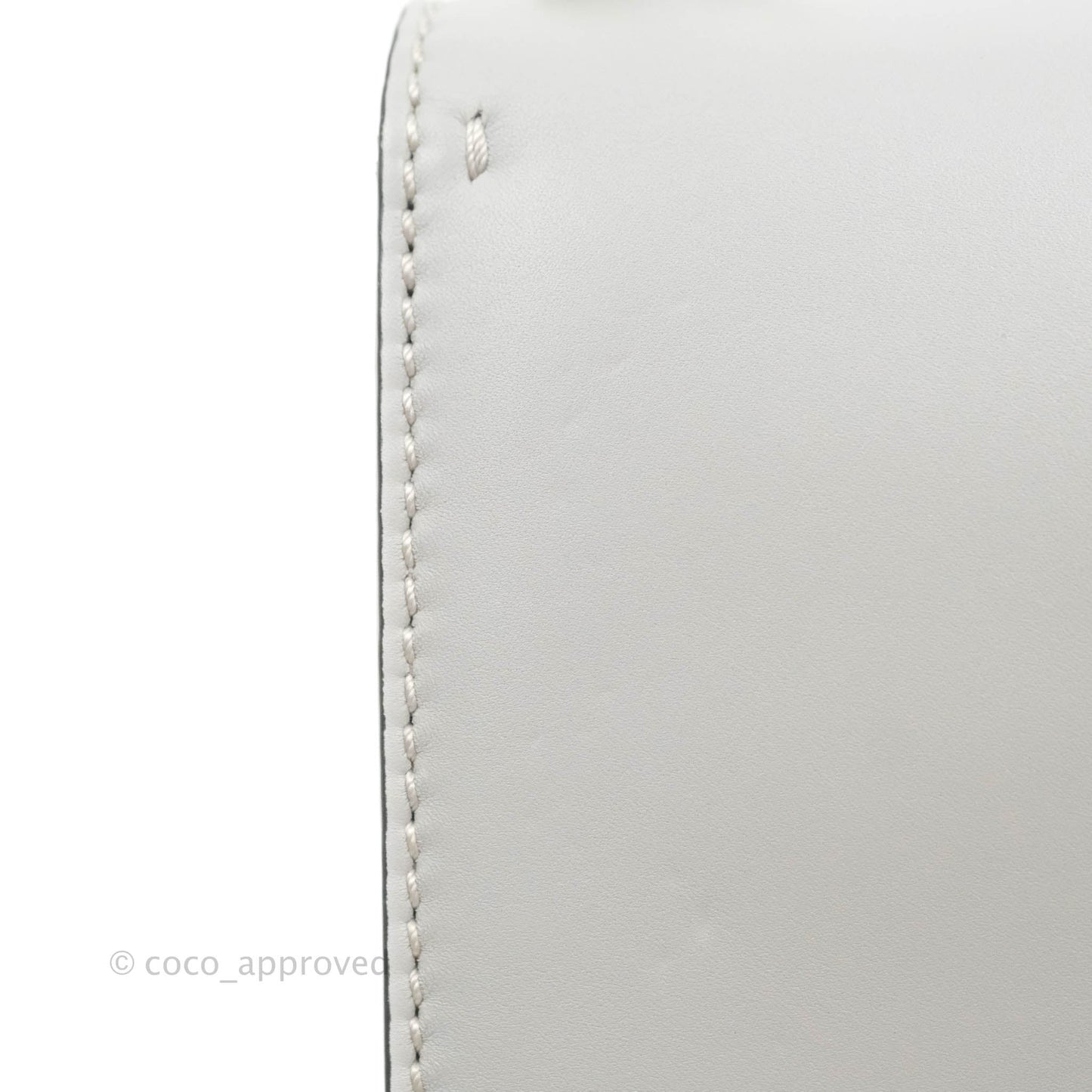 Valentino Vitello Small Glam Lock Rockstud Flap Grey