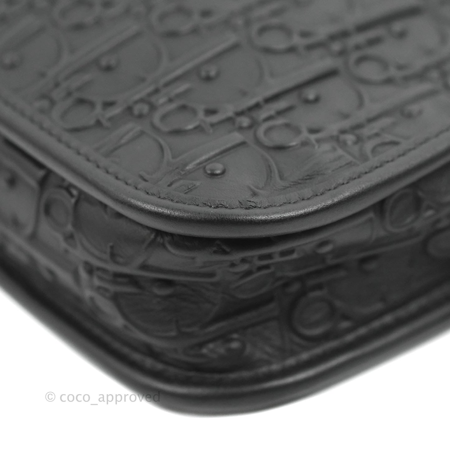 Dior Diorquake Clutch Black Oblique Embossed Calfskin