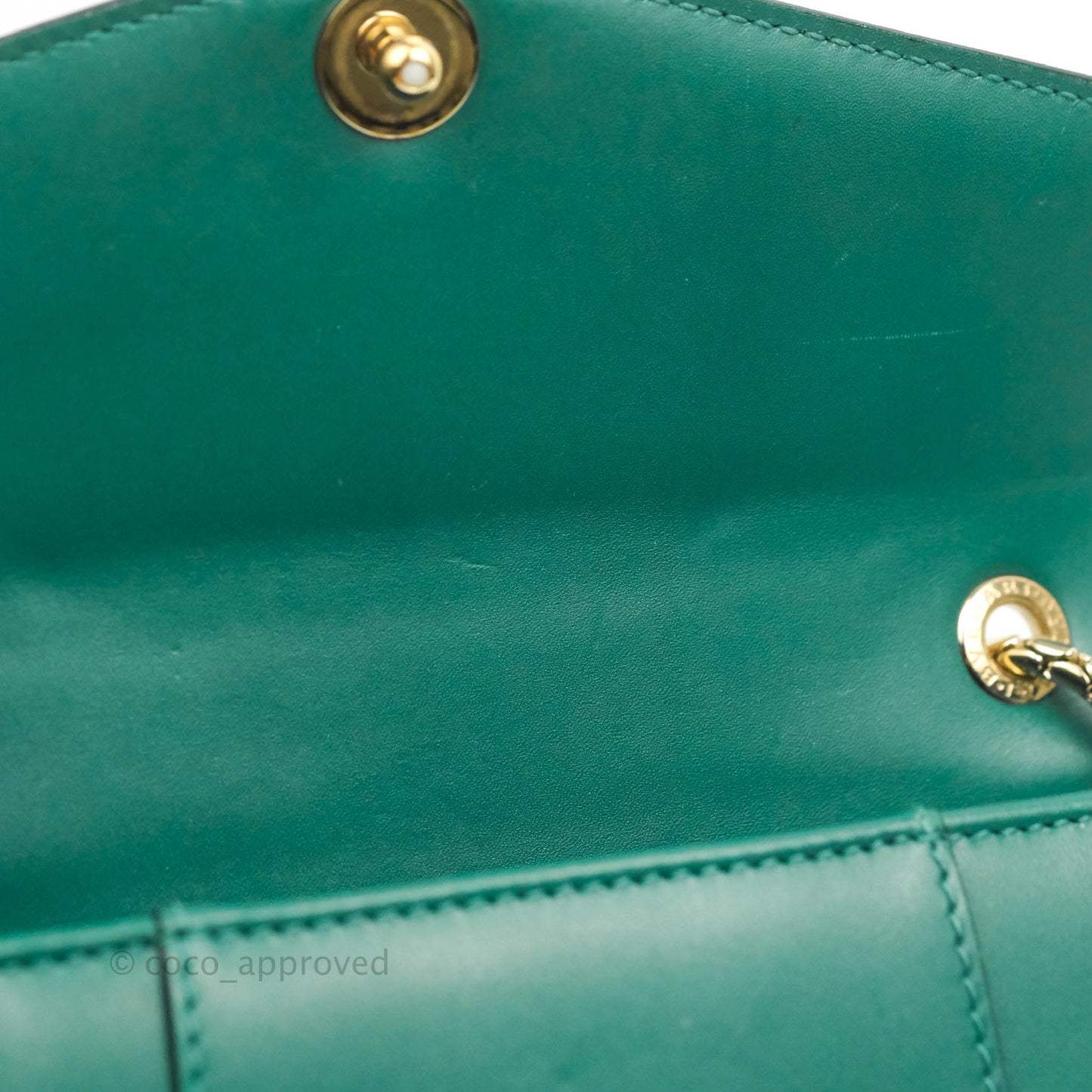 Bvlgari Serpenti Forever Small Crossbody Bag in Emerald Green Gold Hardware