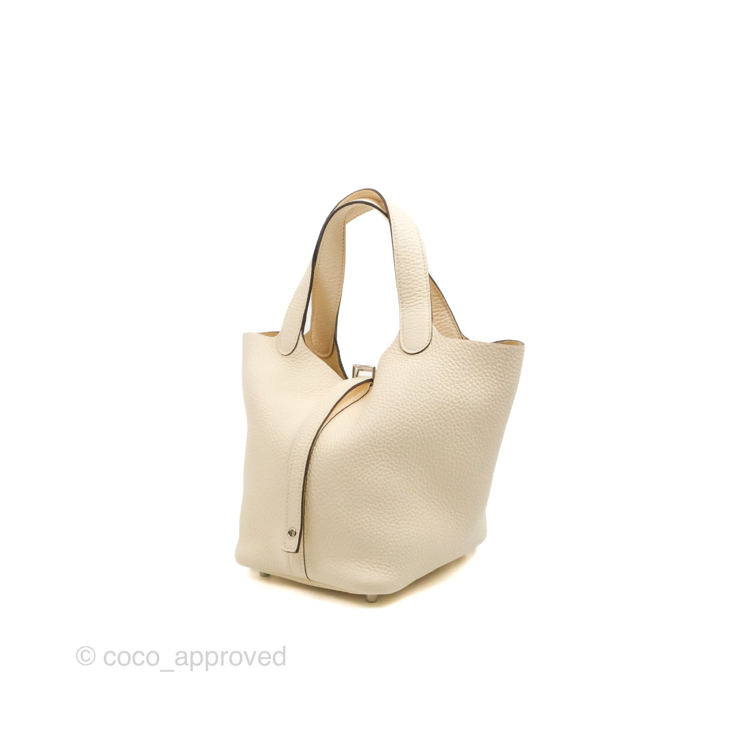 Hermès Picotin Lock 18 PM Nata Clemence Palladium Hardware
