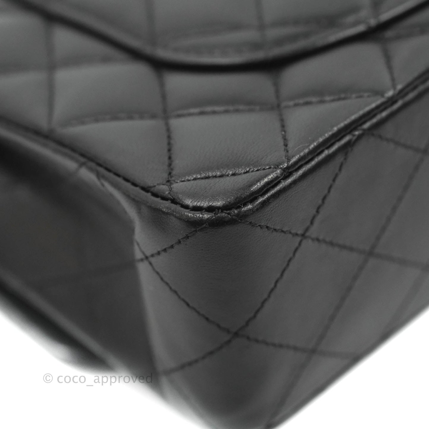 Chanel Small Classic Quilted Flap Black Lambskin Rose Gold Hardware