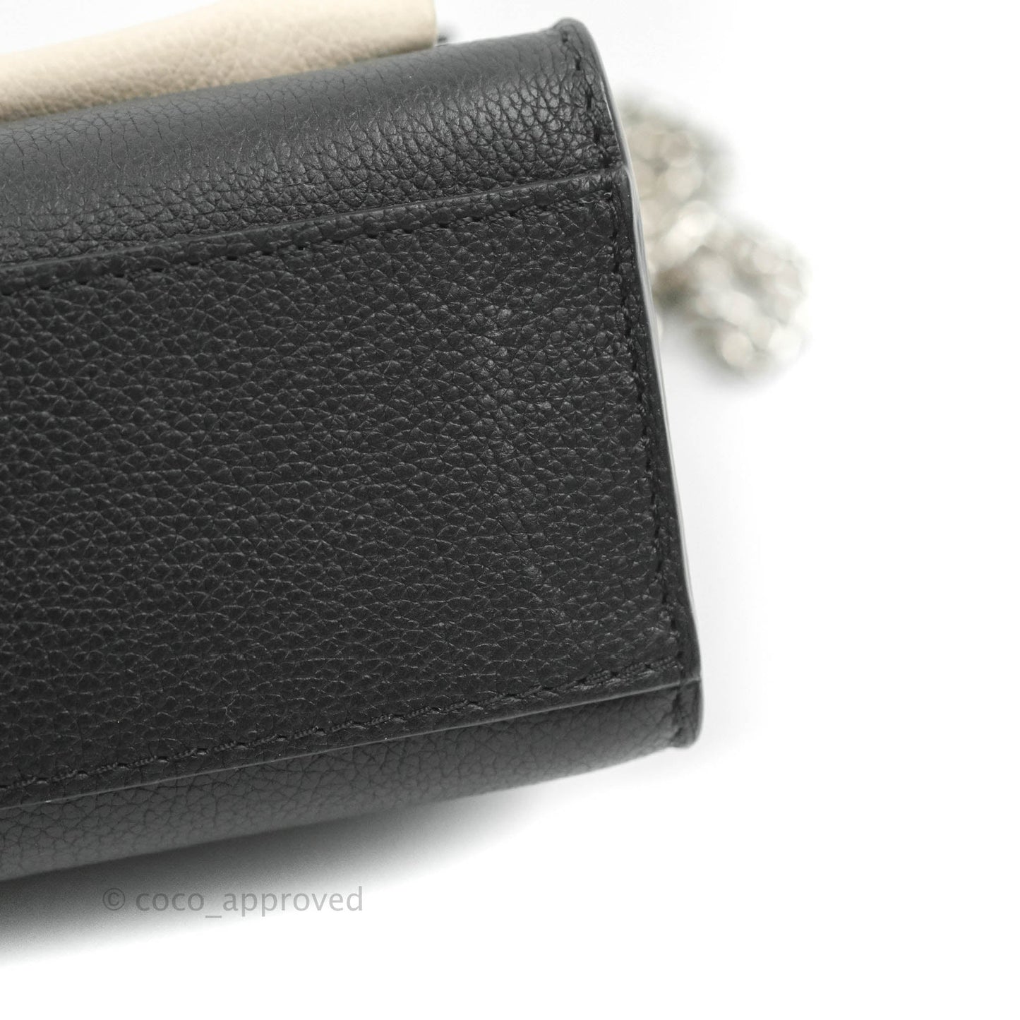 Louis Vuitton  My Lockme Chain Bag BB Black Brown Python Calfskin