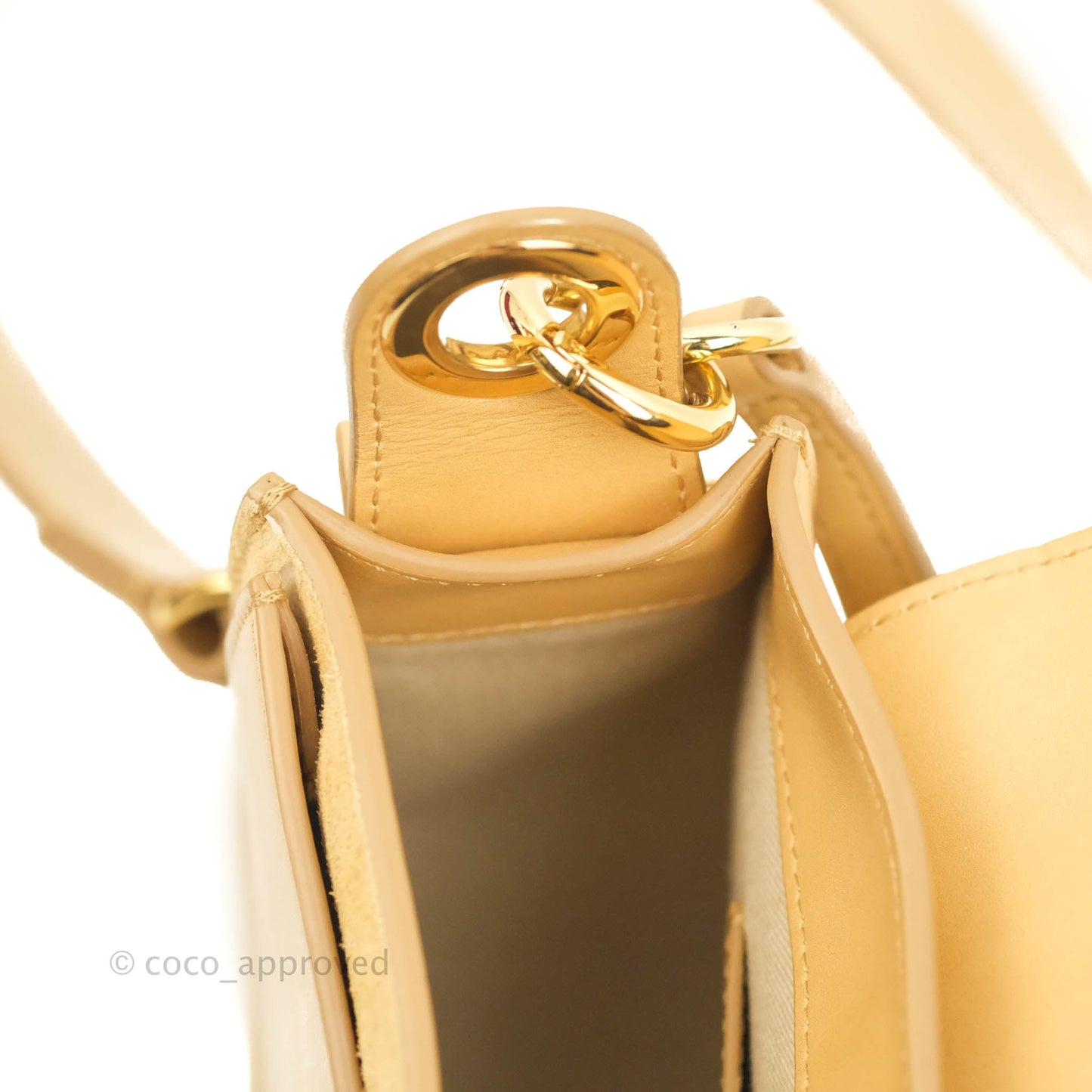 Chloé Small Tess Bag Beige Calfskin