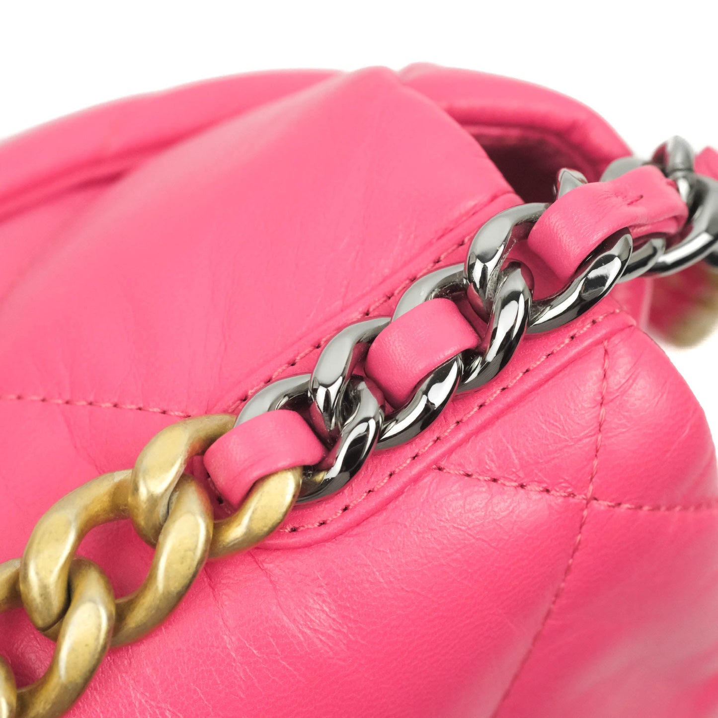 Chanel 19 Small Rosy Pink Goatskin Mixed Hardware 20K